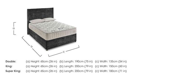 Revitalise Restore 1600 Half Ottoman Divan Set in  on Furniture Village