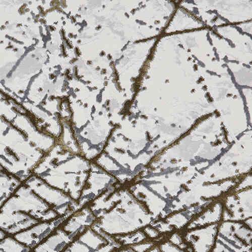 Hestia Rug in Gold Silver on Furniture Village