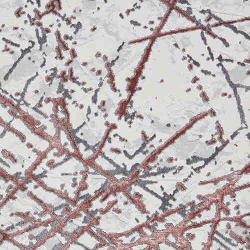 Hestia Rug in Pink Silver on Furniture Village