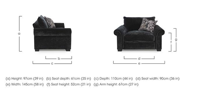 Modern Classics St James Park Snuggler in  on Furniture Village