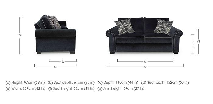 Modern Classics St James Park 2 Seater Sofa in  on Furniture Village