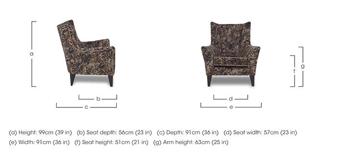 Modern Classics Fluted Chair in  on Furniture Village