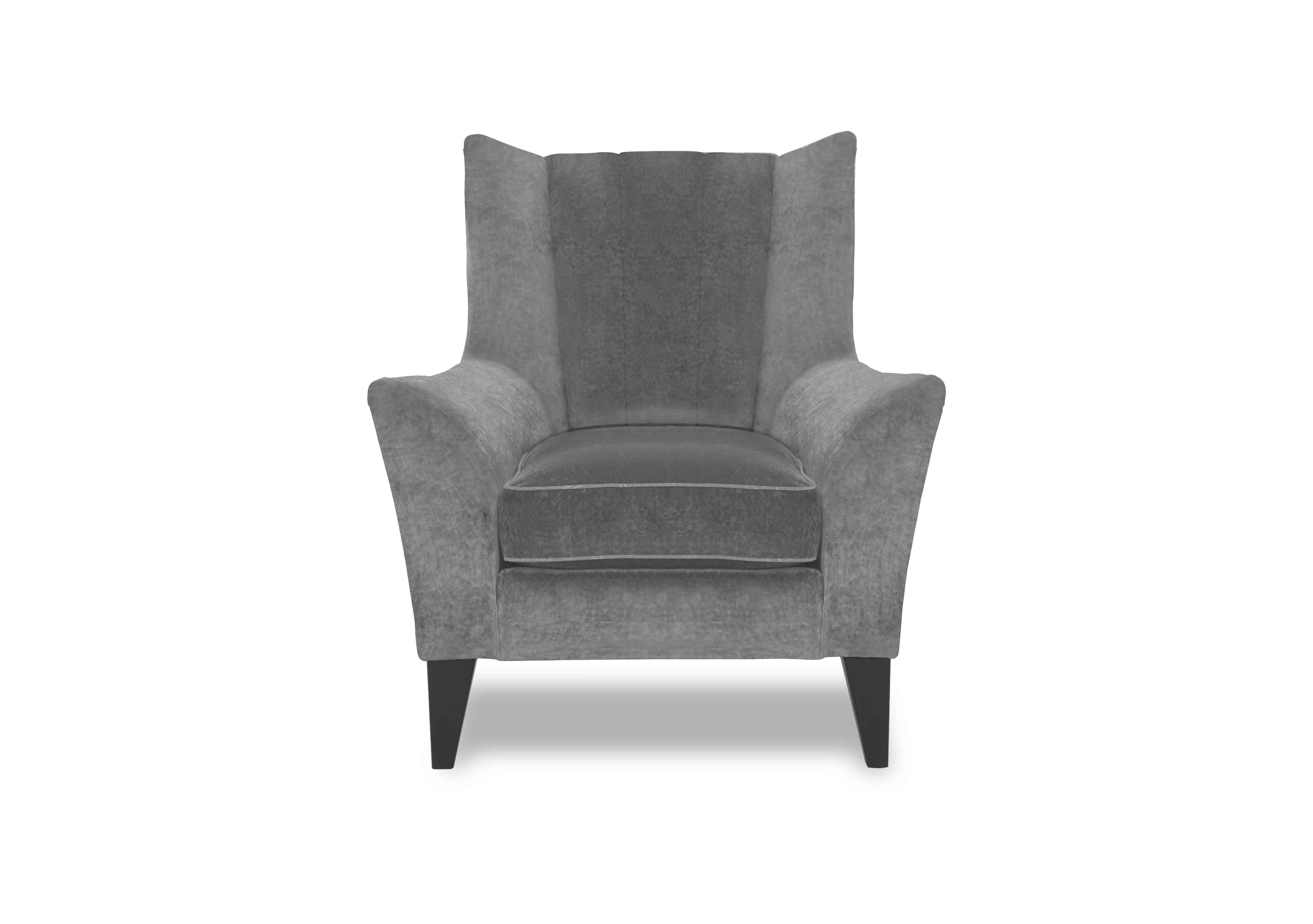 Modern Classics Fluted Chair in Remini Smoke Cp Mf on Furniture Village