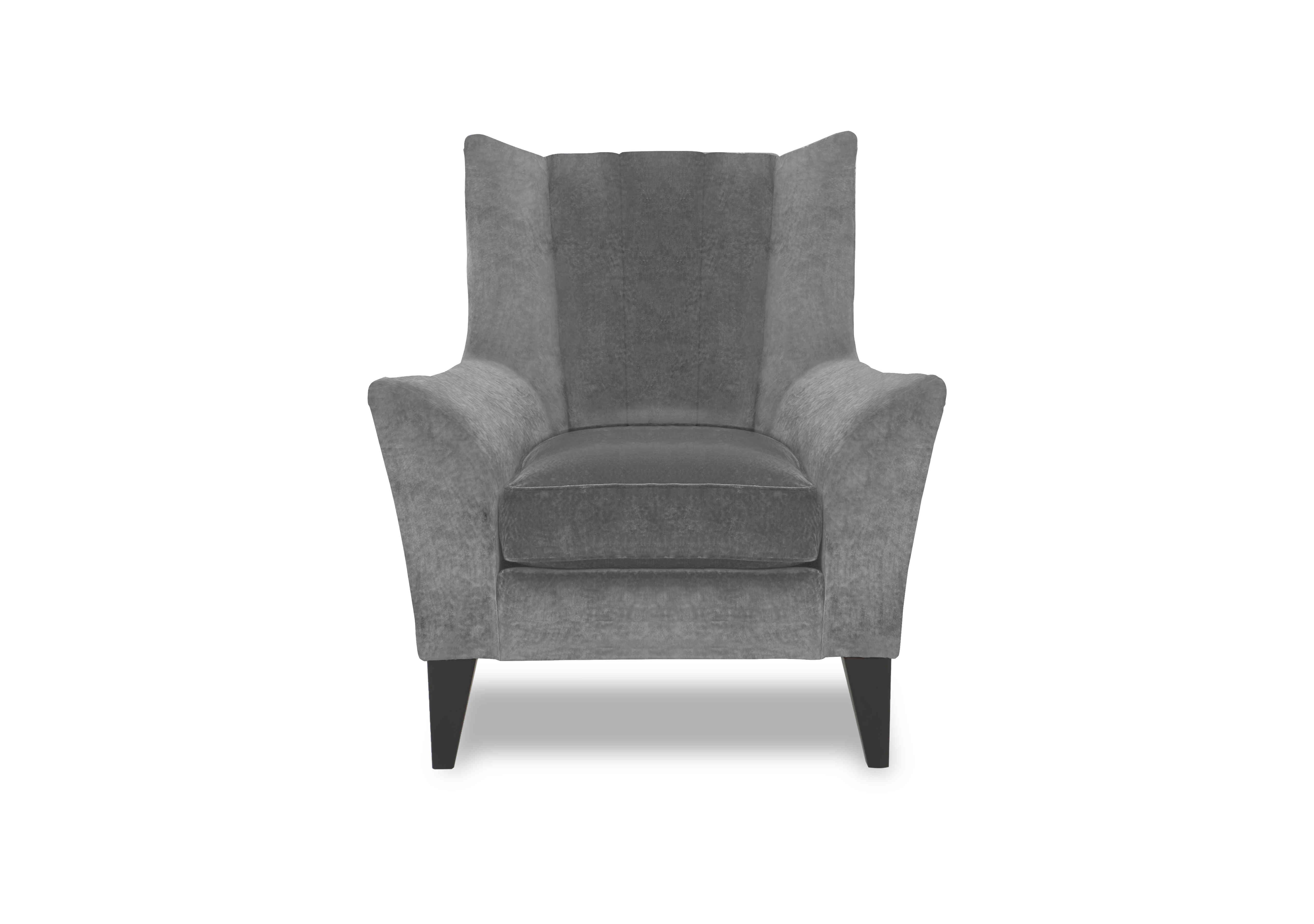 Modern Classics Fluted Chair in Remini Smoke Sp Mf on Furniture Village