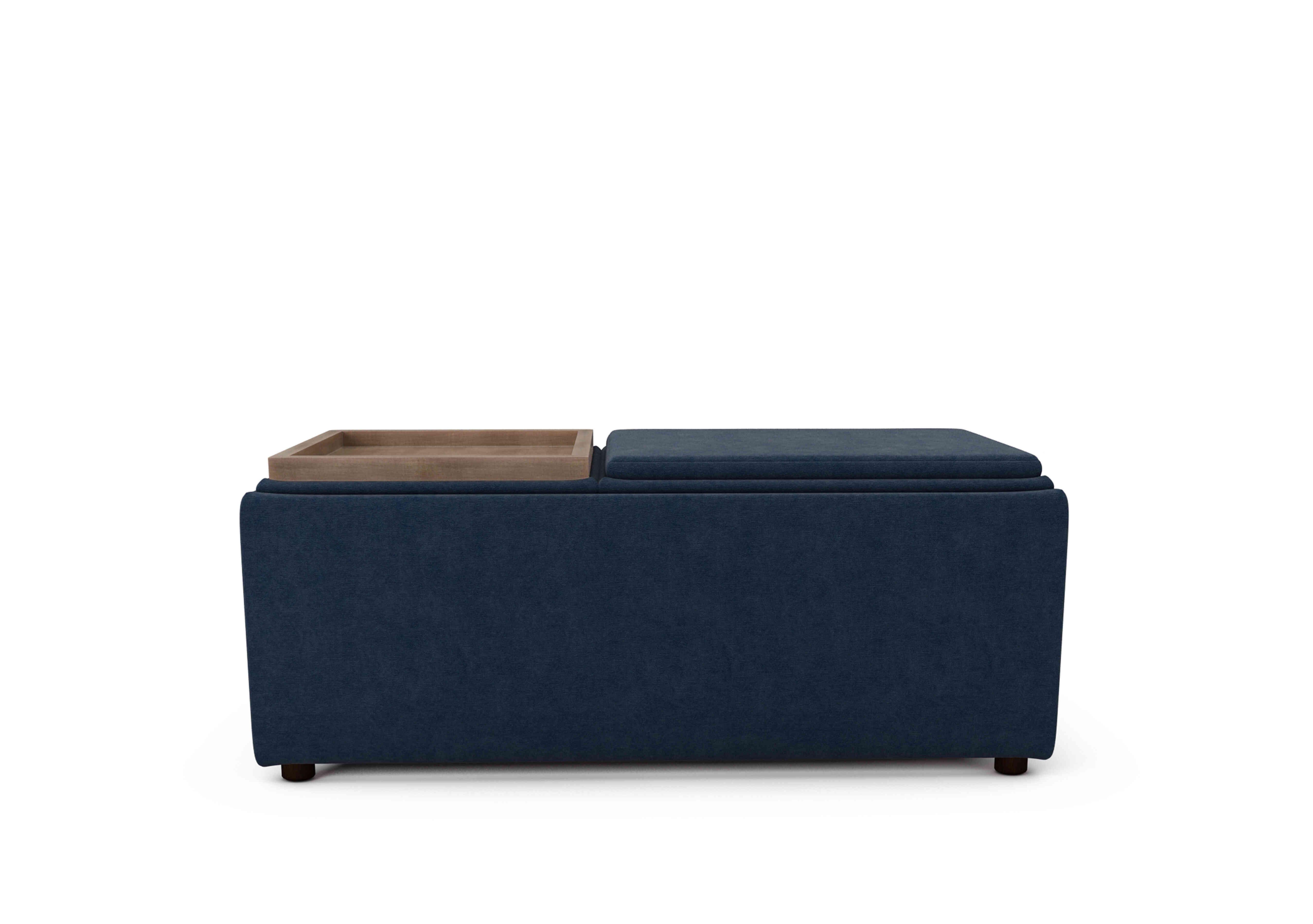 Bronwyn Storage Bench Tray Stool in Dam227 Damson Jam Wot on Furniture Village