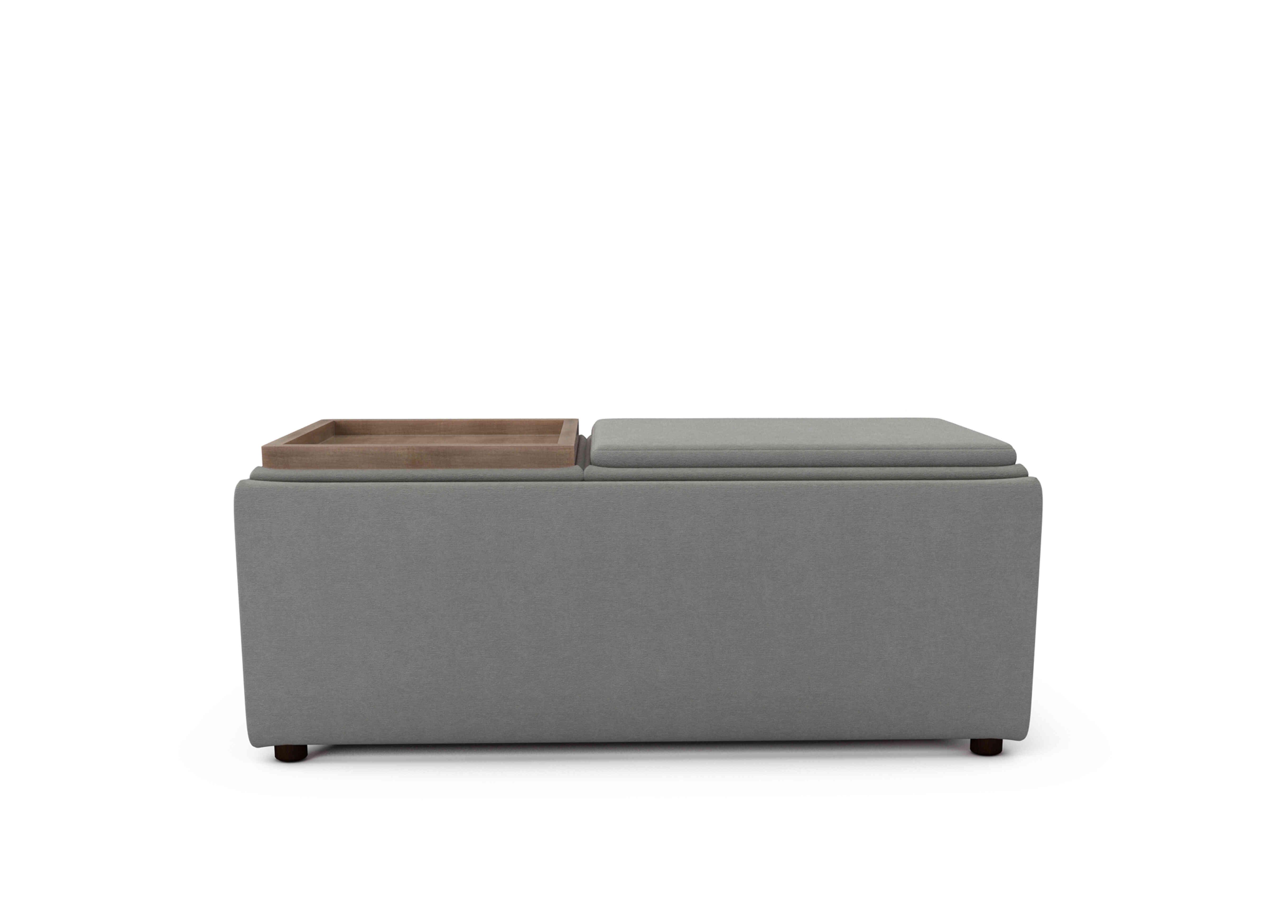 Bronwyn Storage Bench Tray Stool in Ear228 Earl Grey Wot on Furniture Village