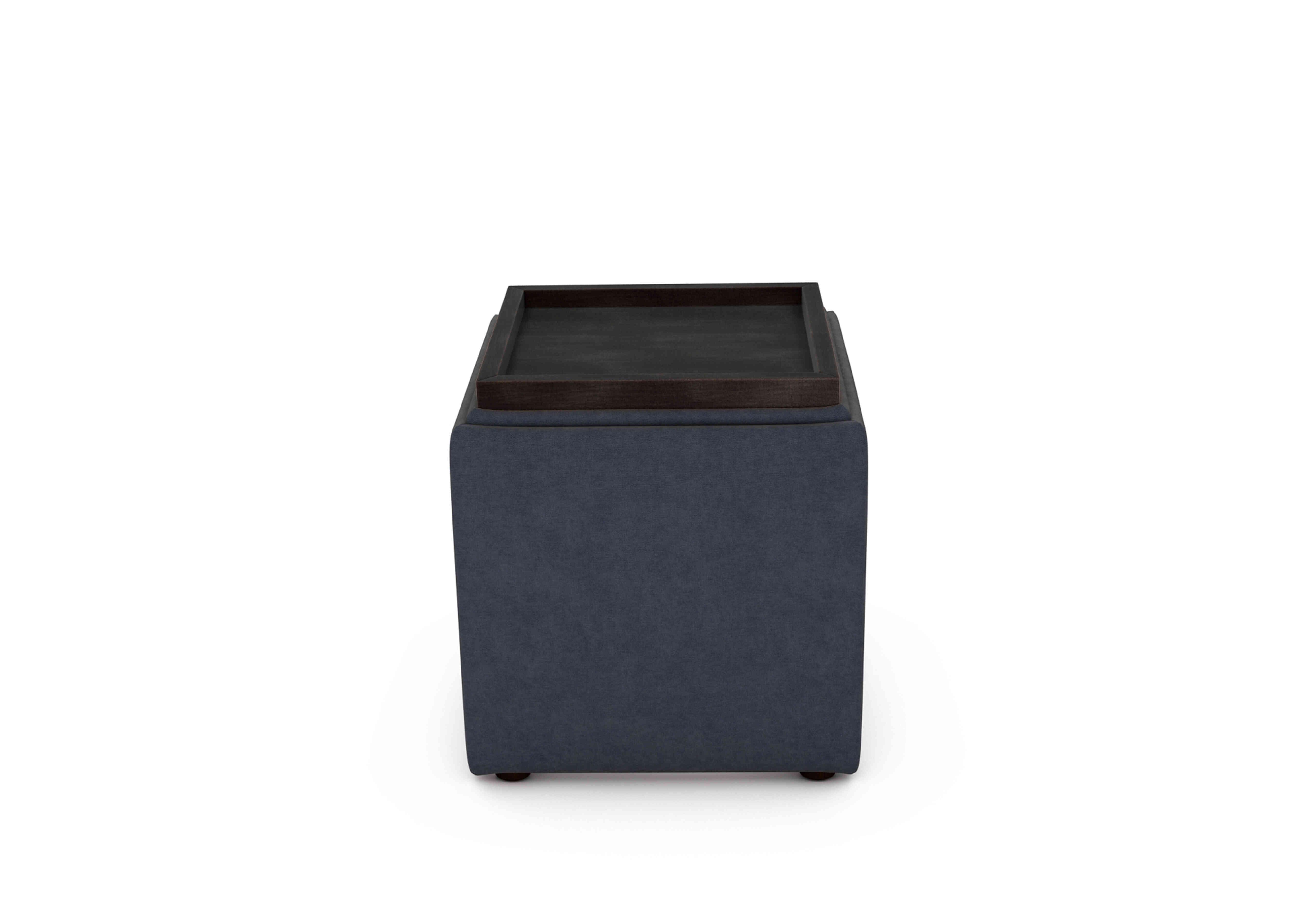 Bronwyn Storage Cube Tray Stool in Bil221 Bilberry Tart Wt on Furniture Village