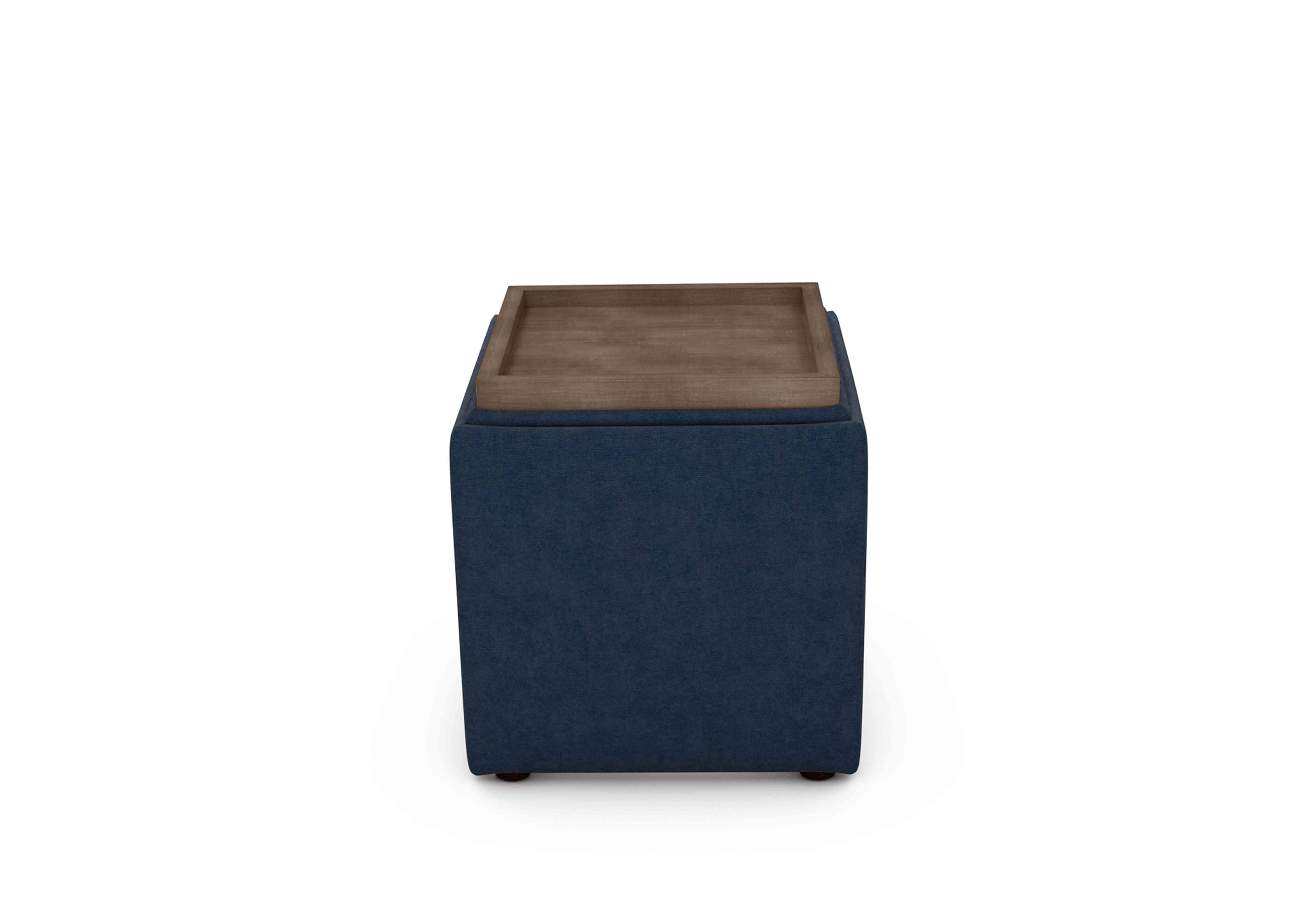 Bronwyn Storage Cube Tray Stool in Dam227 Damson Jam Vot on Furniture Village