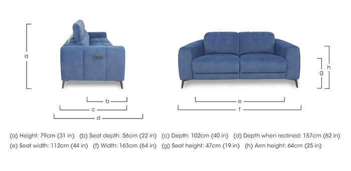 Ezra 2 Seater Fabric Sofa in  on Furniture Village