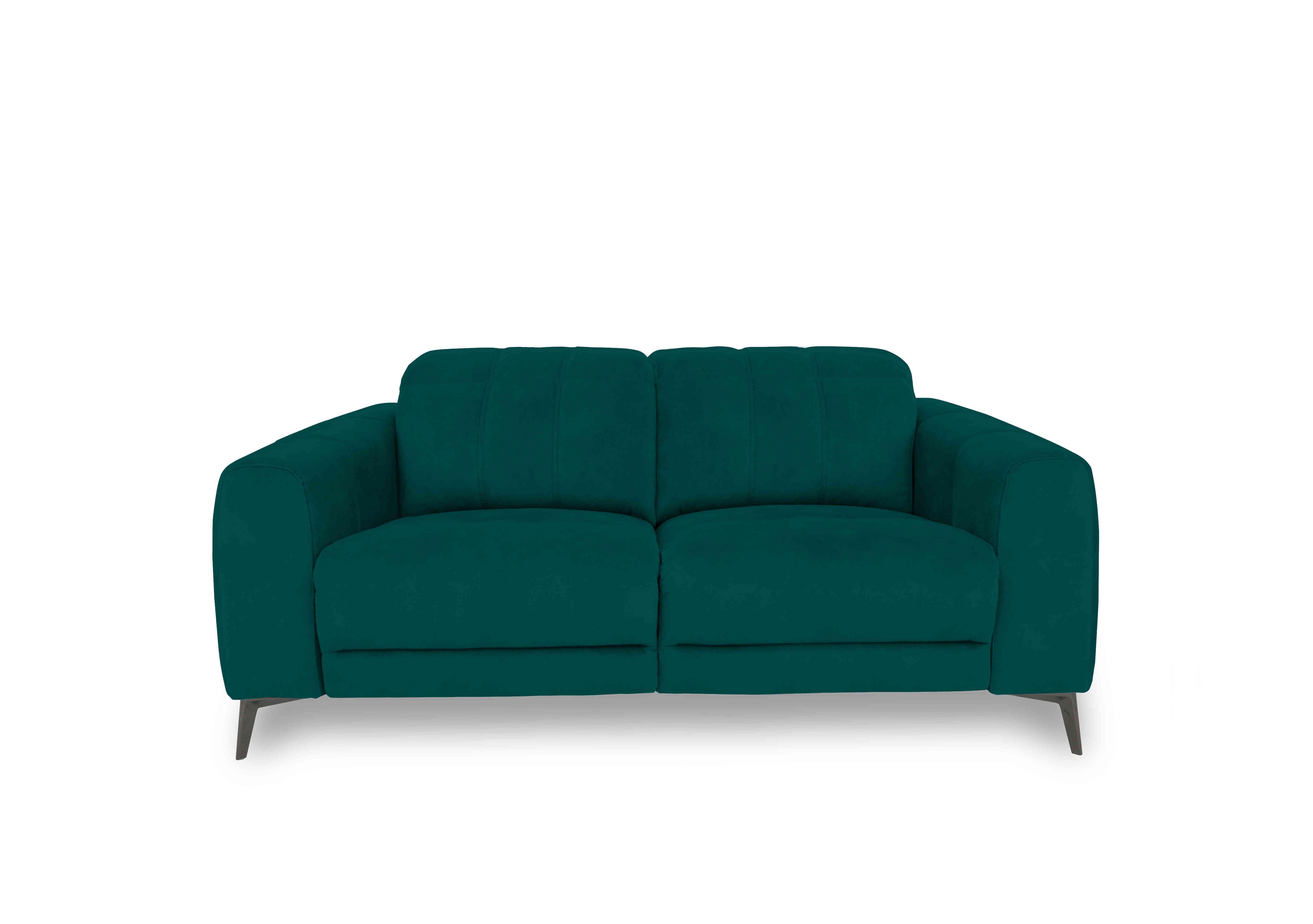 Ezra 2 Seater Fabric Sofa in Opulence 51003 Teal on Furniture Village