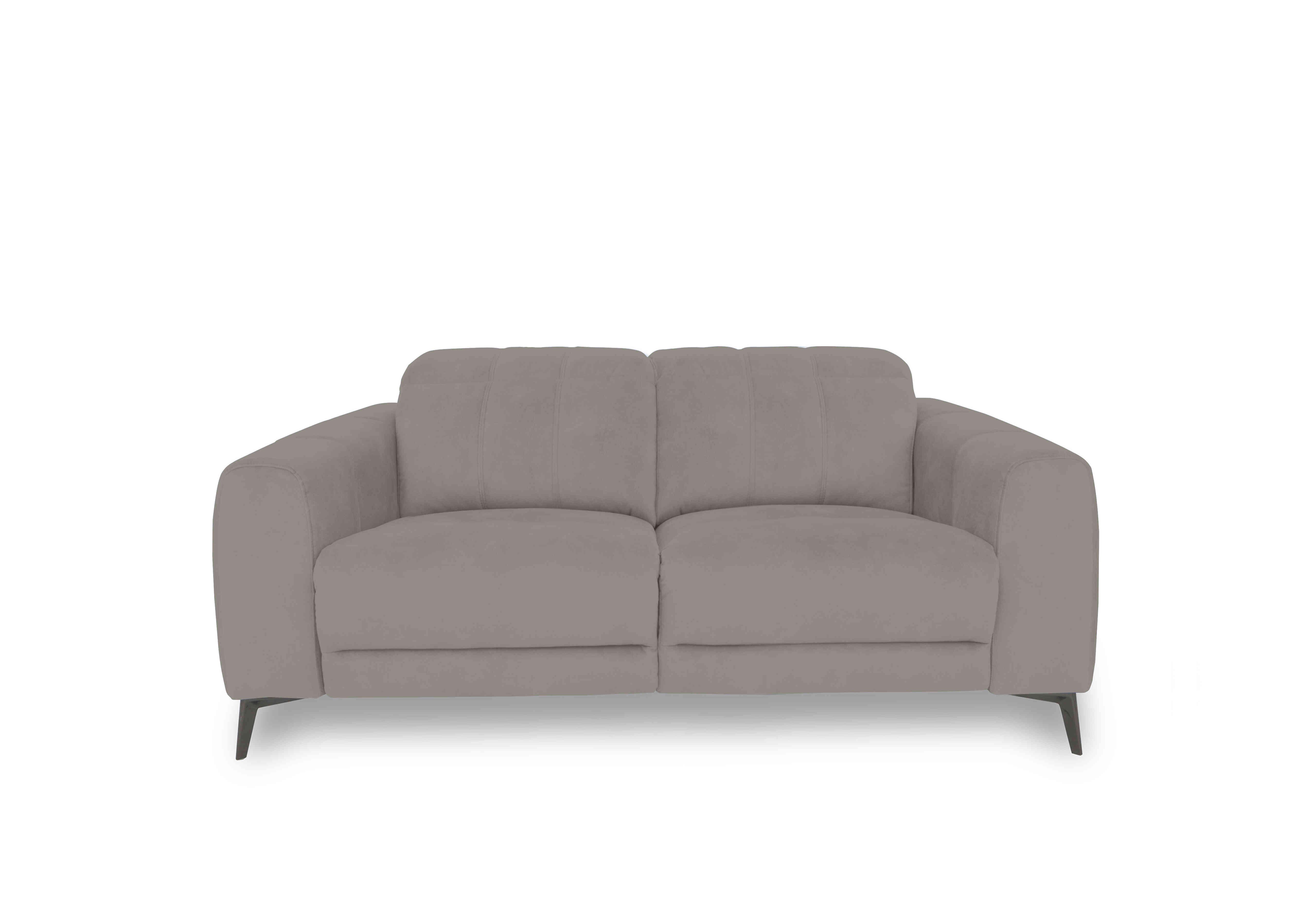 Ezra 2 Seater Fabric Sofa in Opulence 51007 Silver on Furniture Village