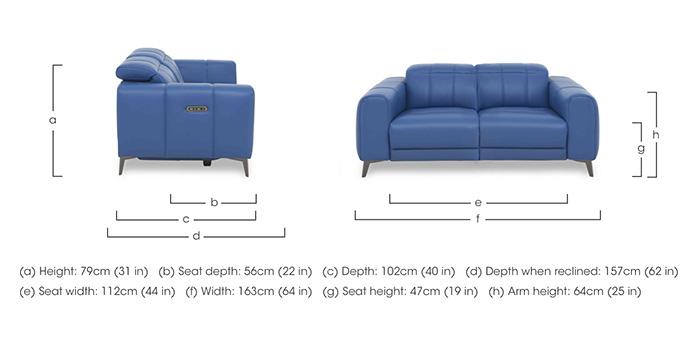 Ezra 2 Seater Leather Sofa in  on Furniture Village