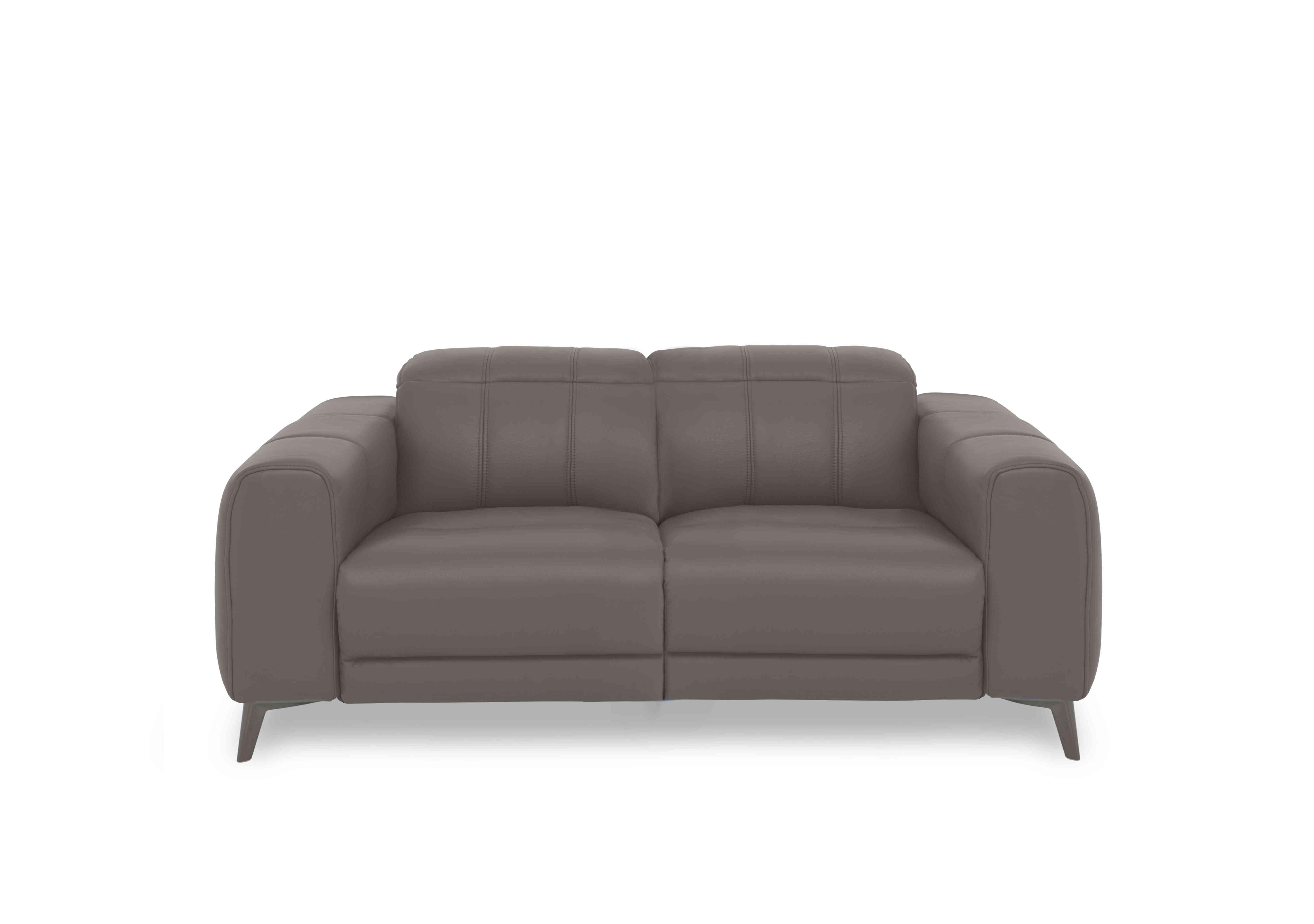 Ezra 2 Seater Leather Sofa in Cat-40/15 Elephant on Furniture Village