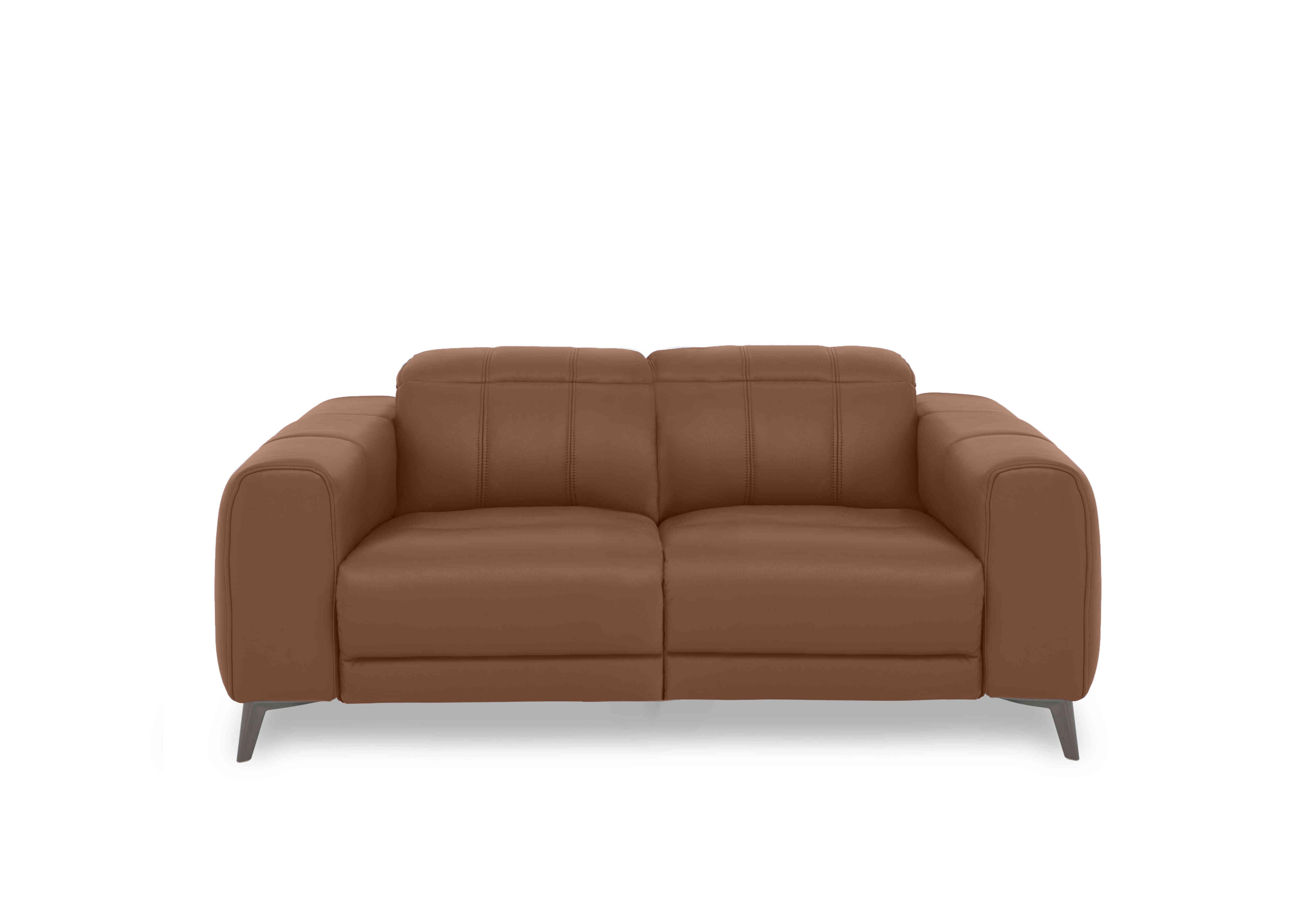 Ezra 2 Seater Leather Sofa in Cat-60/07 Butterscotch on Furniture Village