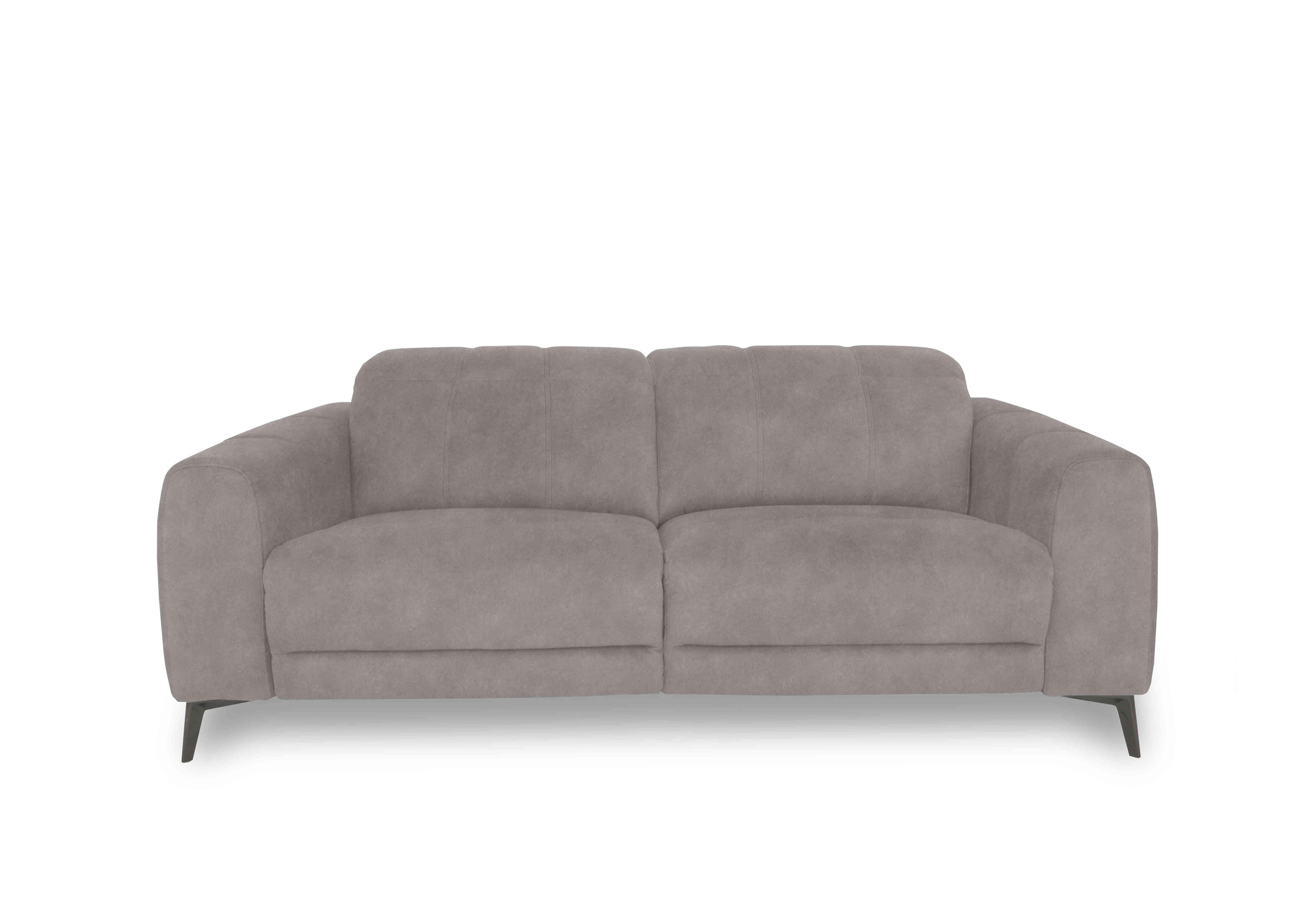 Ezra 3 Seater Fabric Sofa in Dexter 43502 Stone on Furniture Village