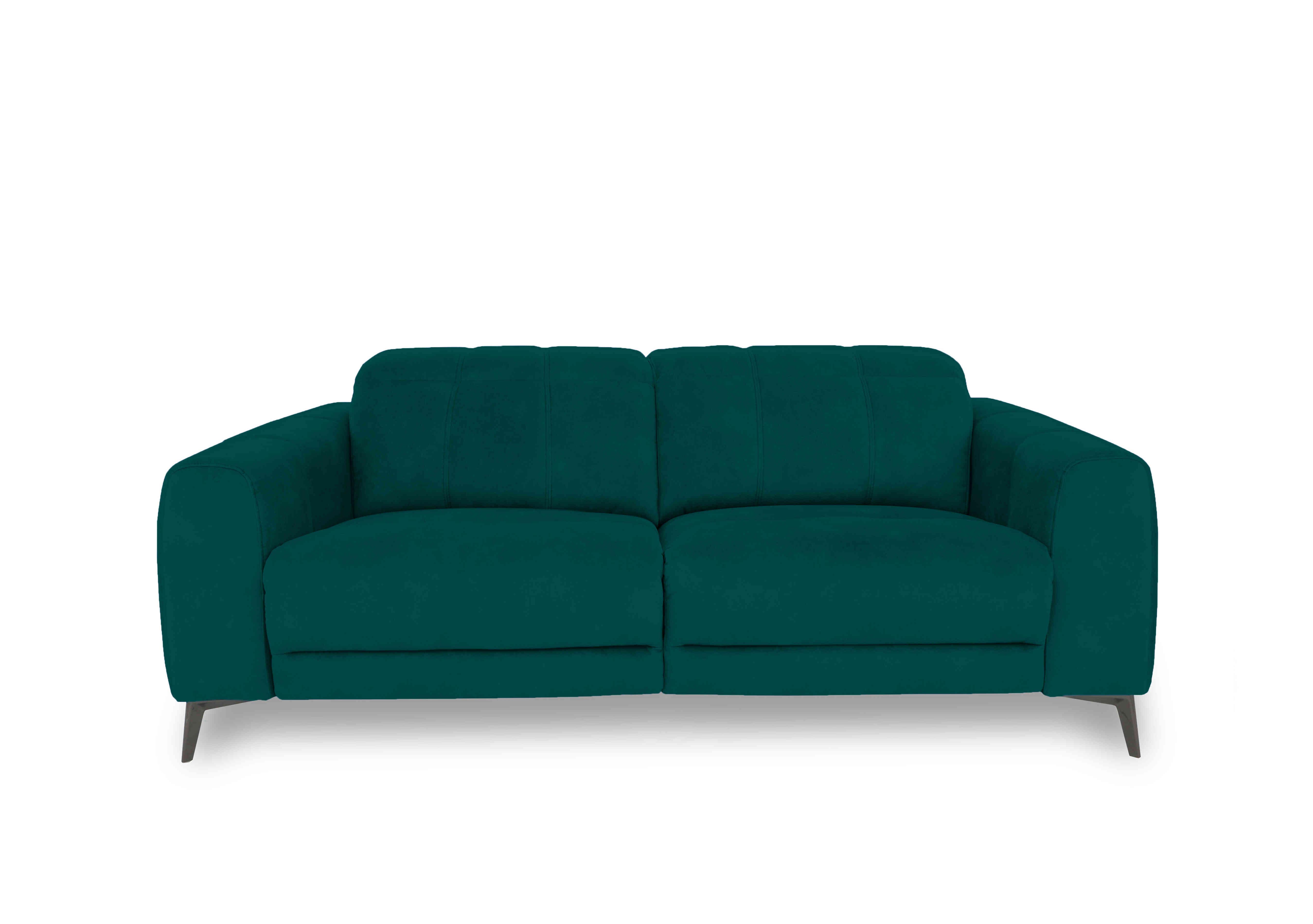 Ezra 3 Seater Fabric Sofa in Opulence 51003 Teal on Furniture Village