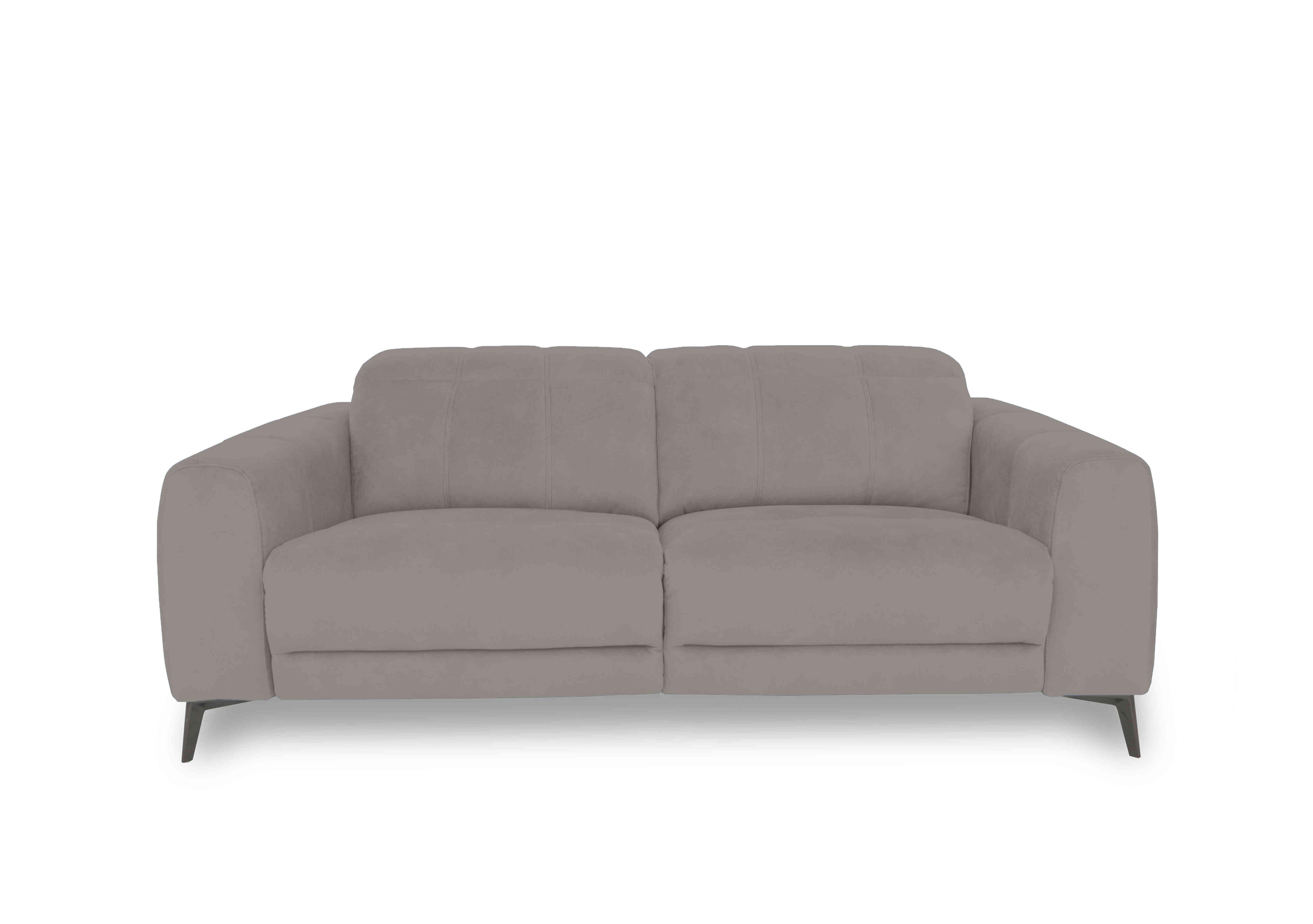 Ezra 3 Seater Fabric Sofa in Opulence 51007 Silver on Furniture Village