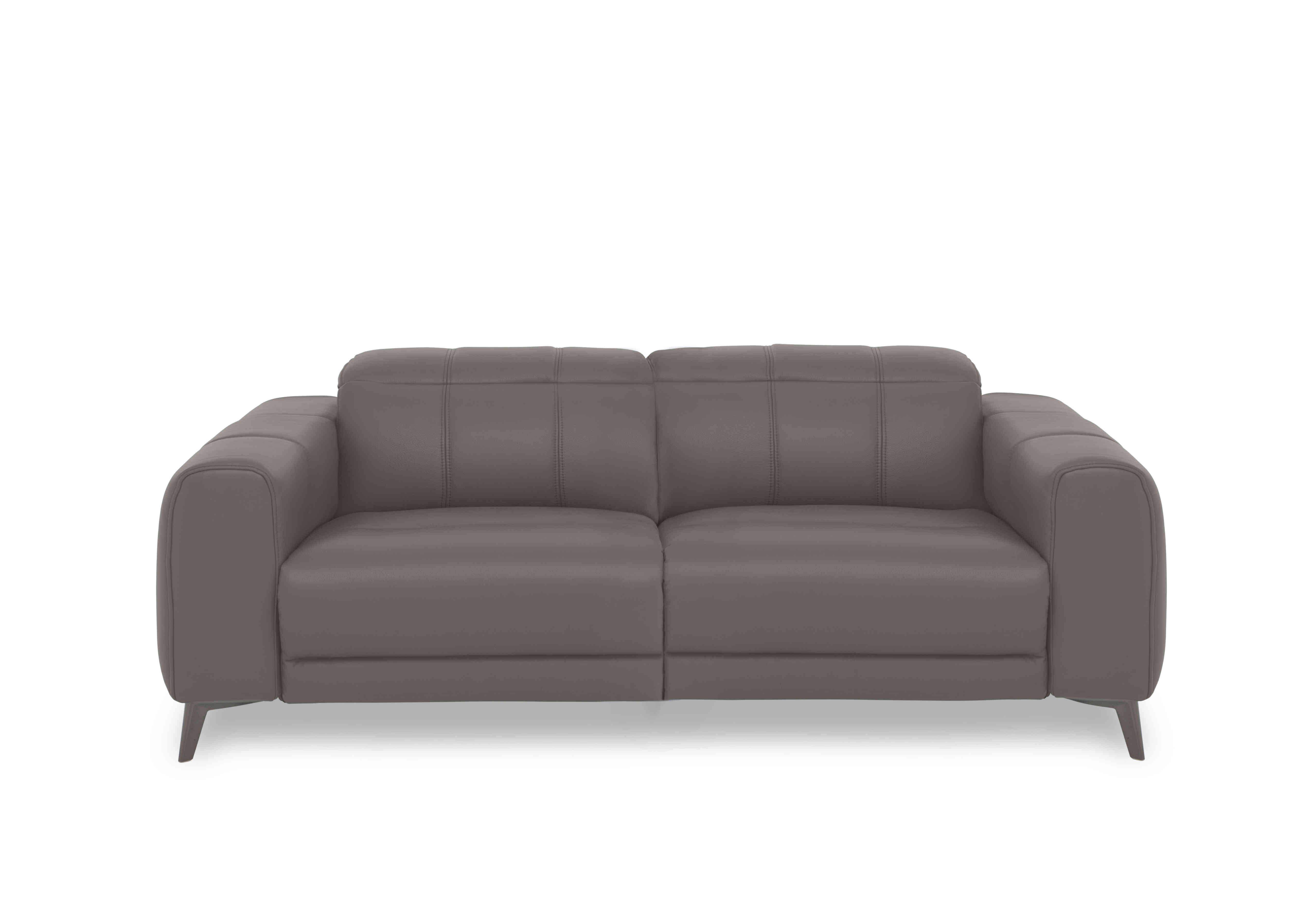 Ezra 3 Seater Leather Sofa in Cat-40/15 Elephant on Furniture Village