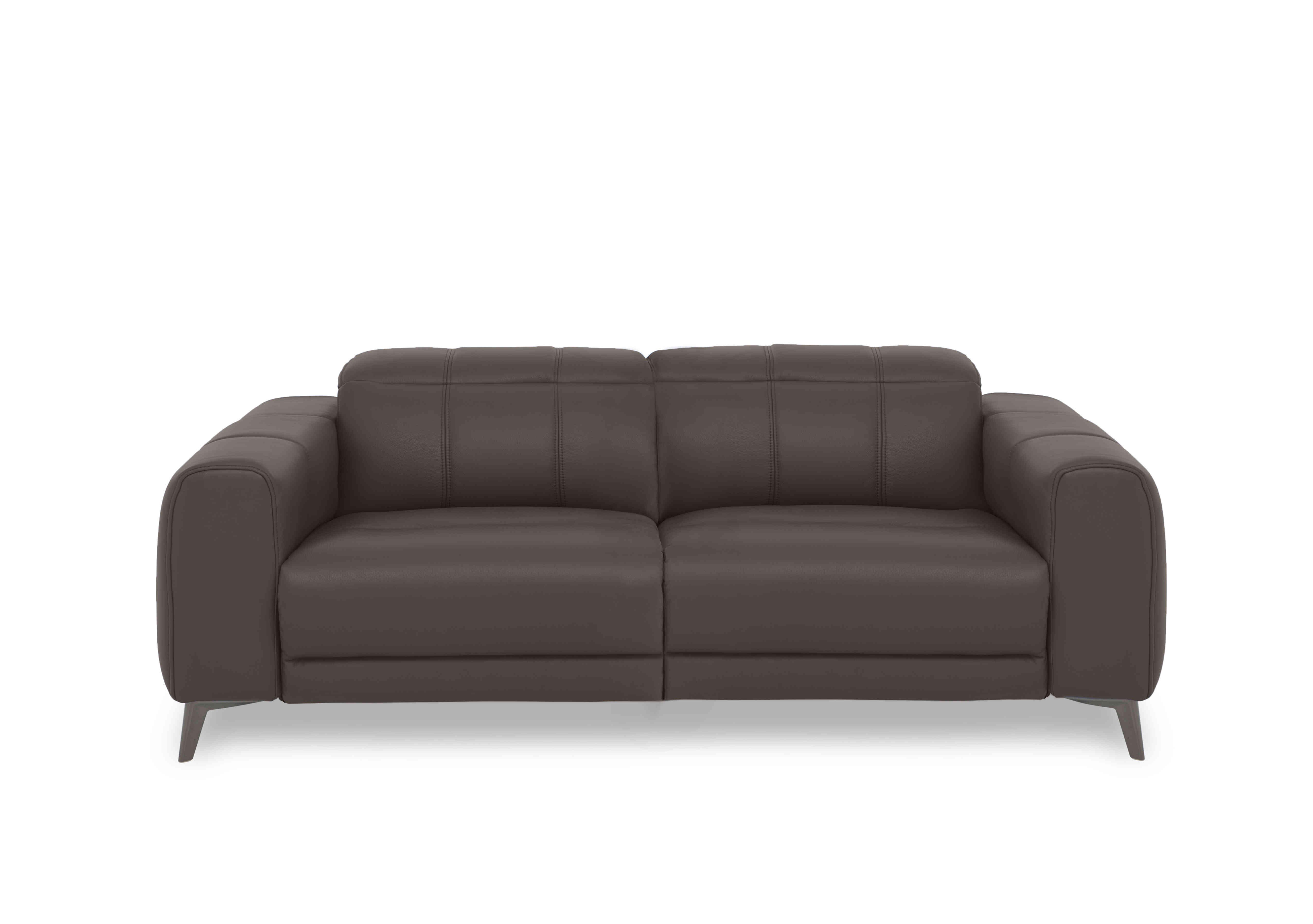 Ezra 3 Seater Leather Sofa in Cat-60/21 Storm on Furniture Village