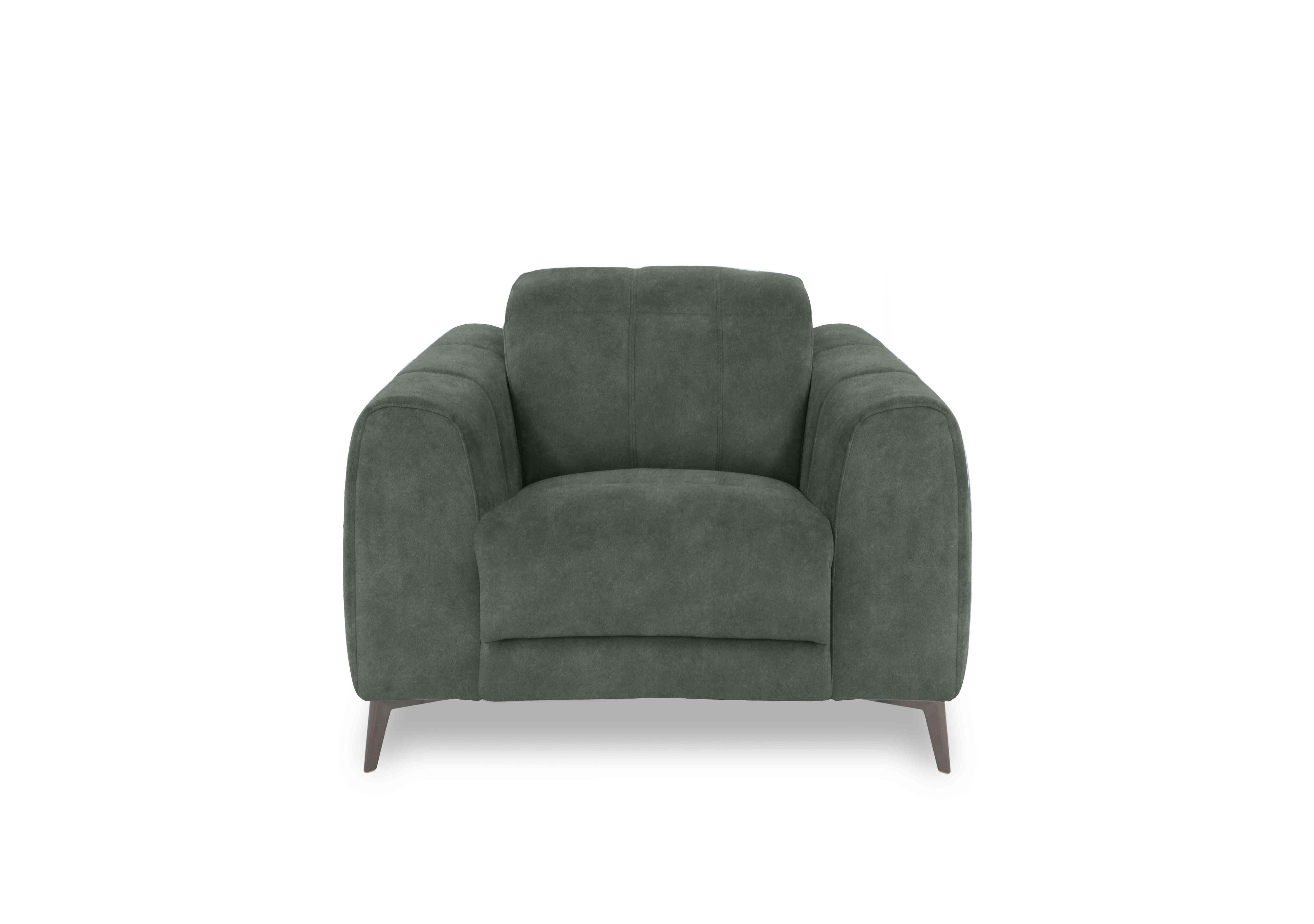 Ezra Fabric Chair in Dexter 43514 Fern on Furniture Village