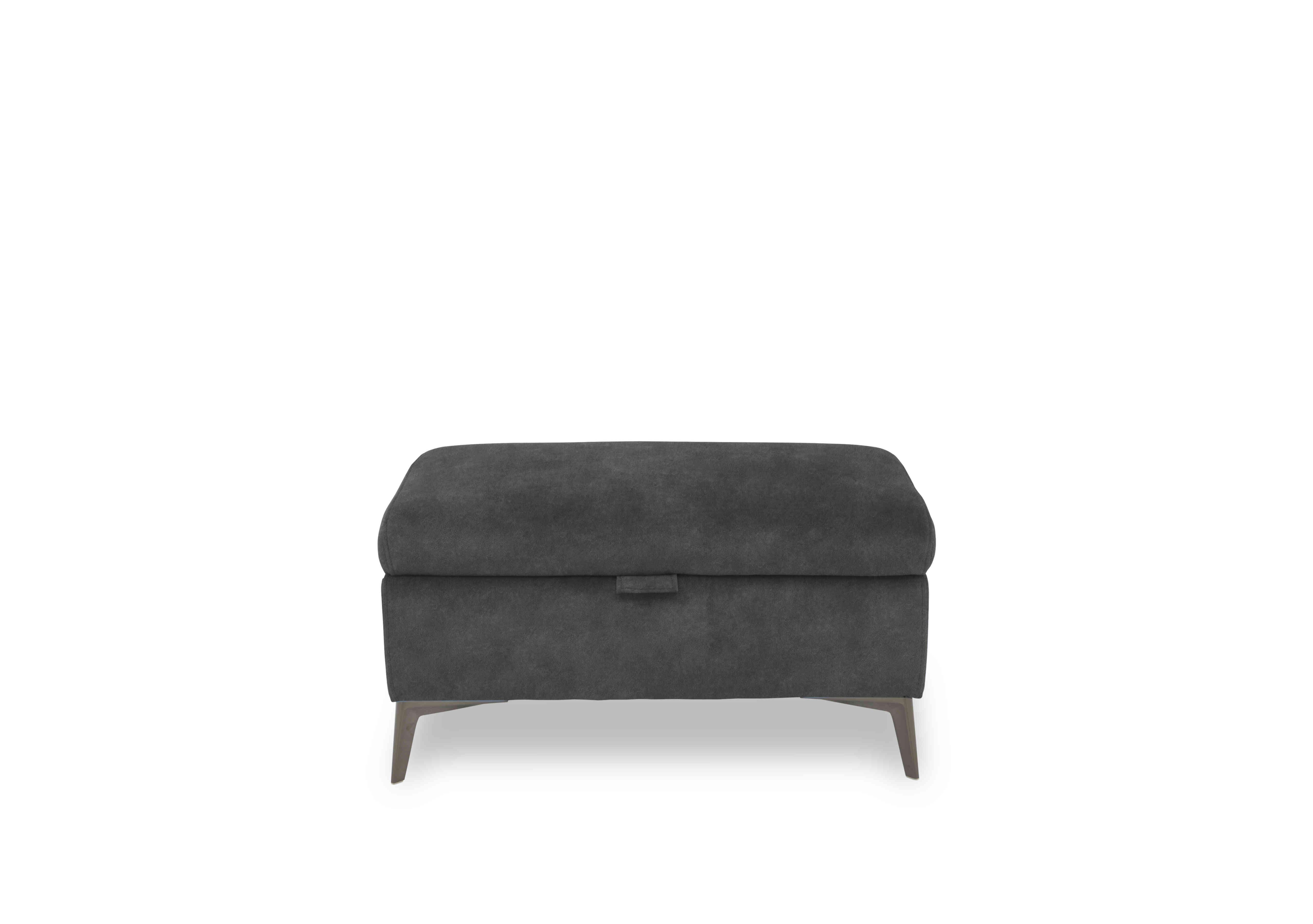 Ezra Fabric Storage Footstool in Dexter 43519 Shadow on Furniture Village