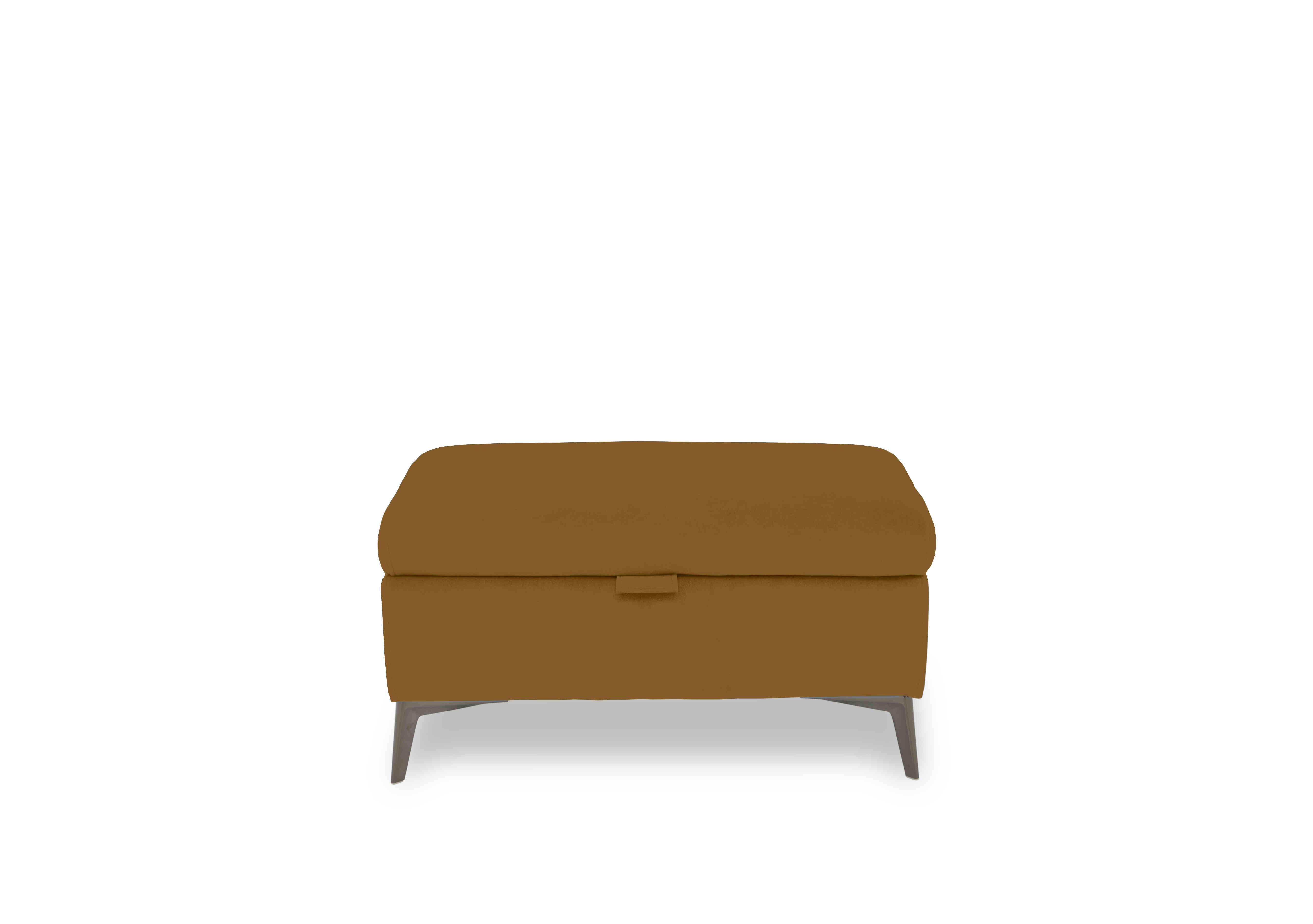 Ezra Fabric Storage Footstool in Opulence 51009 Saffron on Furniture Village