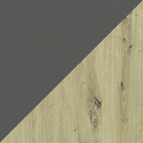 Cora 120cm 3 Drawer Chest in Basalt With Oak Contrast on Furniture Village