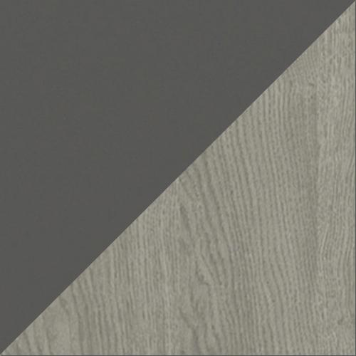 Cora 120cm 3 Drawer Chest in Basalt With Slv/Grey Contrast on Furniture Village