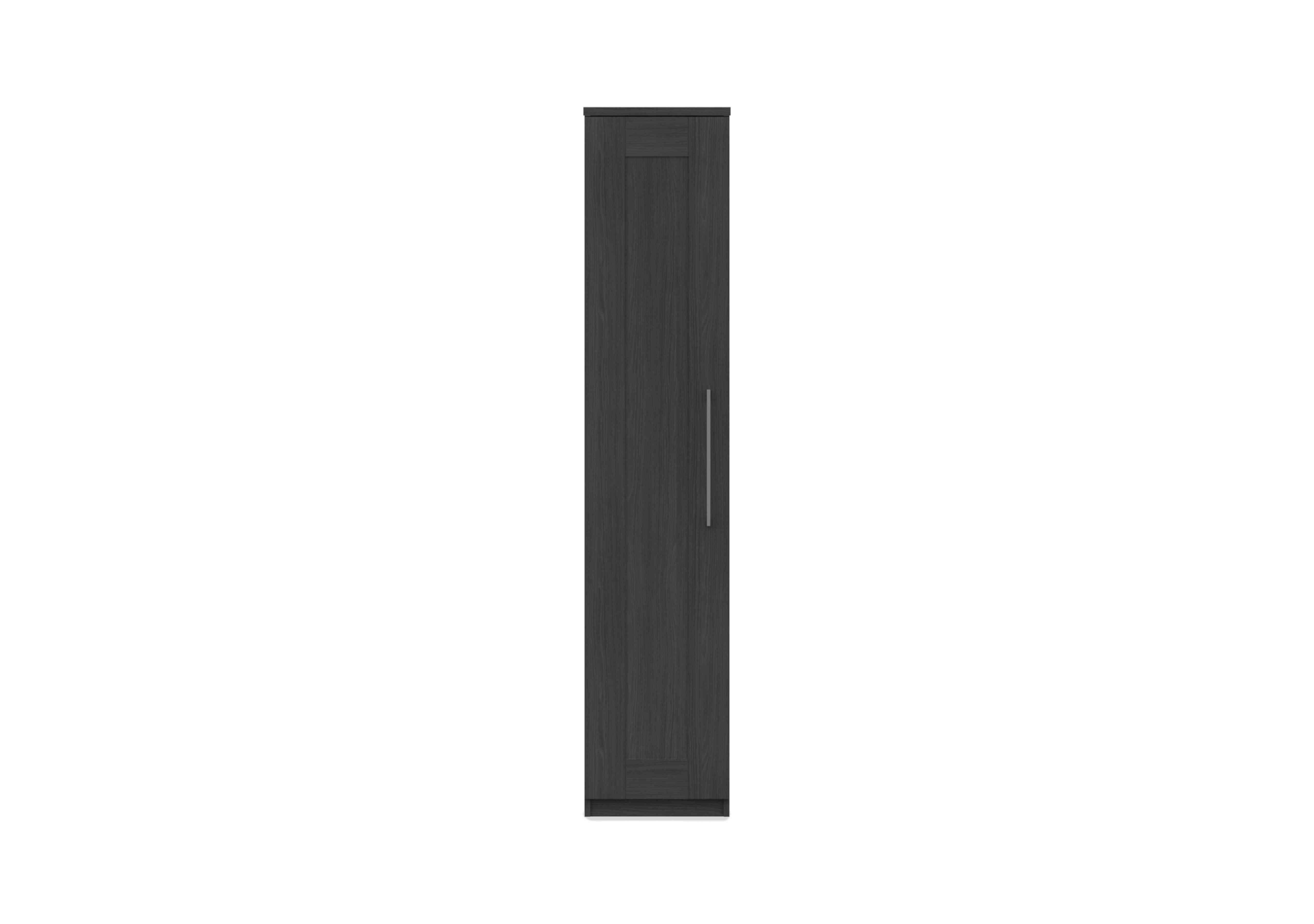 Fenchurch 1 Door Wardrobe in Graphite on Furniture Village