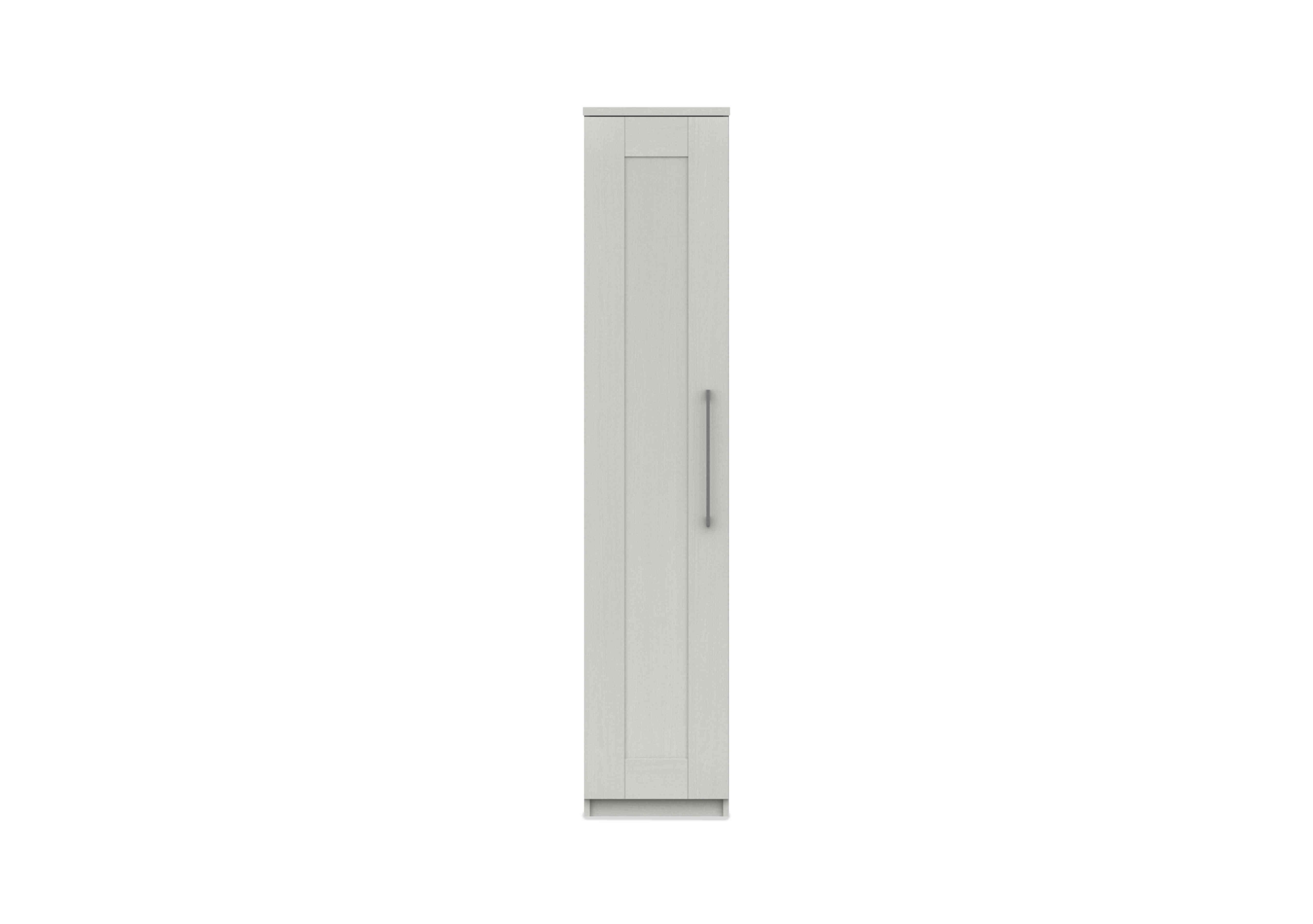 Fenchurch 1 Door Wardrobe in White on Furniture Village
