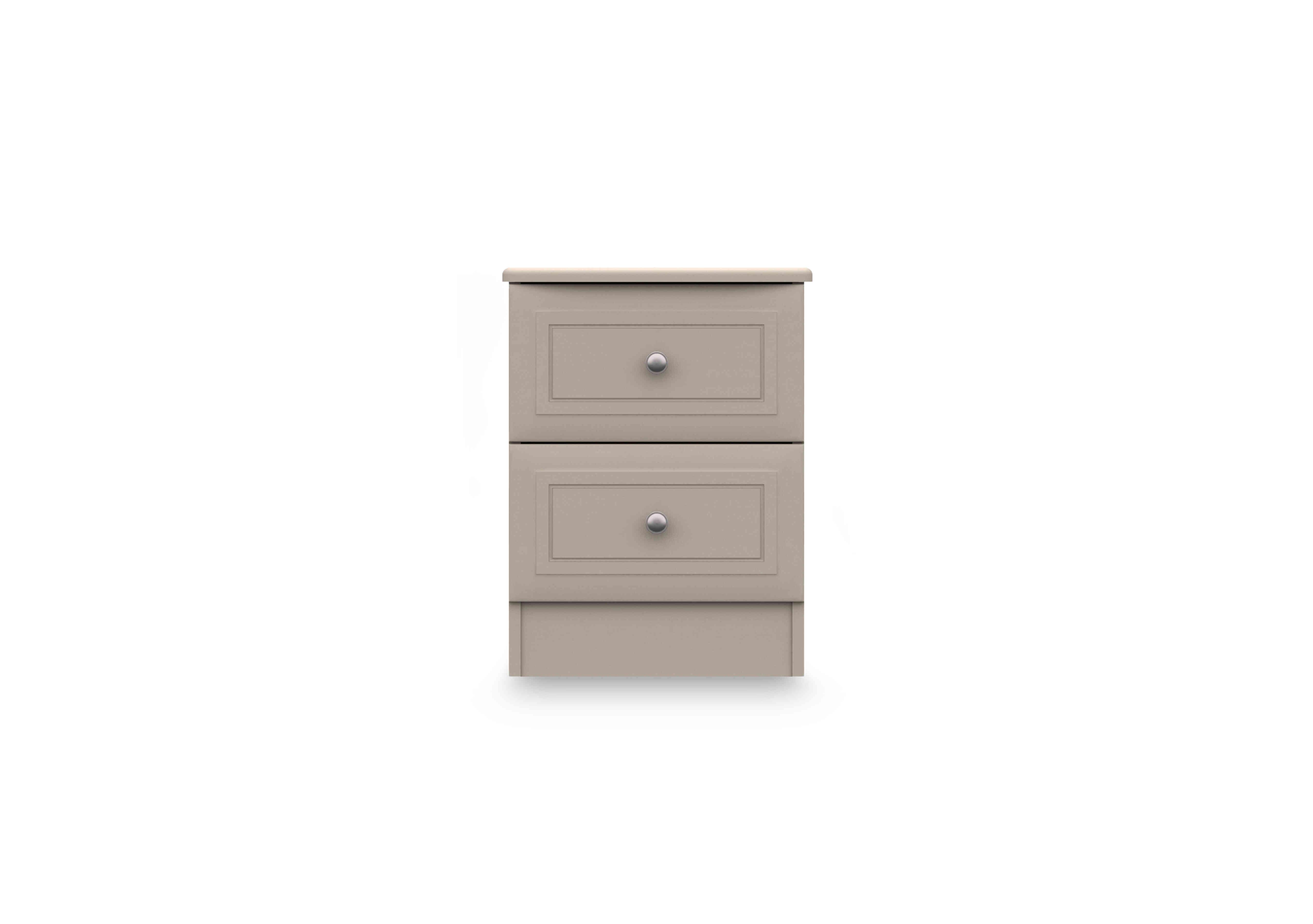 Marylebone 2 Drawer Bedside Cabinet in Fired Earth on Furniture Village