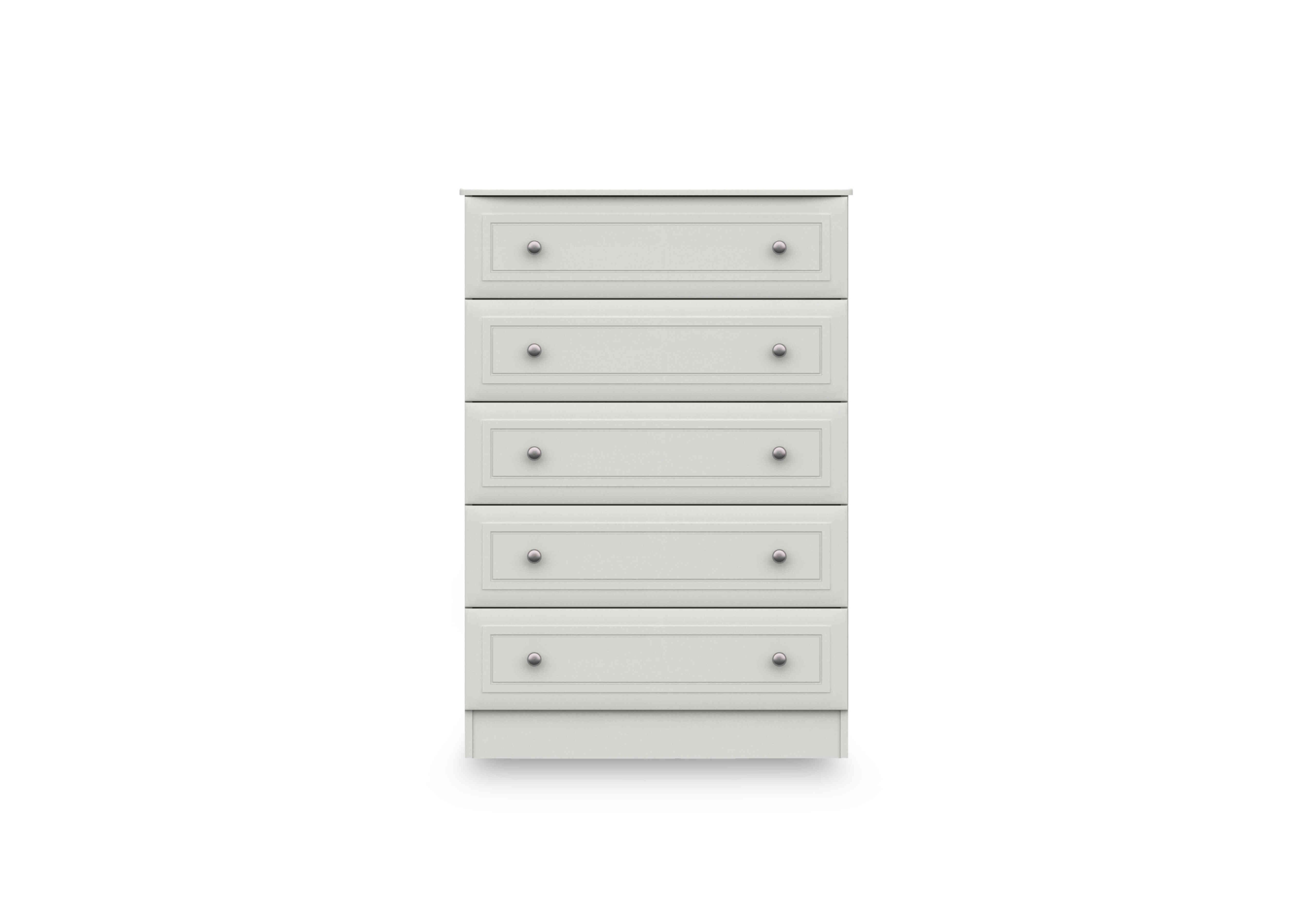 Marylebone 5 Drawer Chest in White on Furniture Village