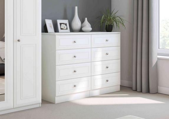 chinese dress ladies AICO London Place Dresser in Creamy Pearl
