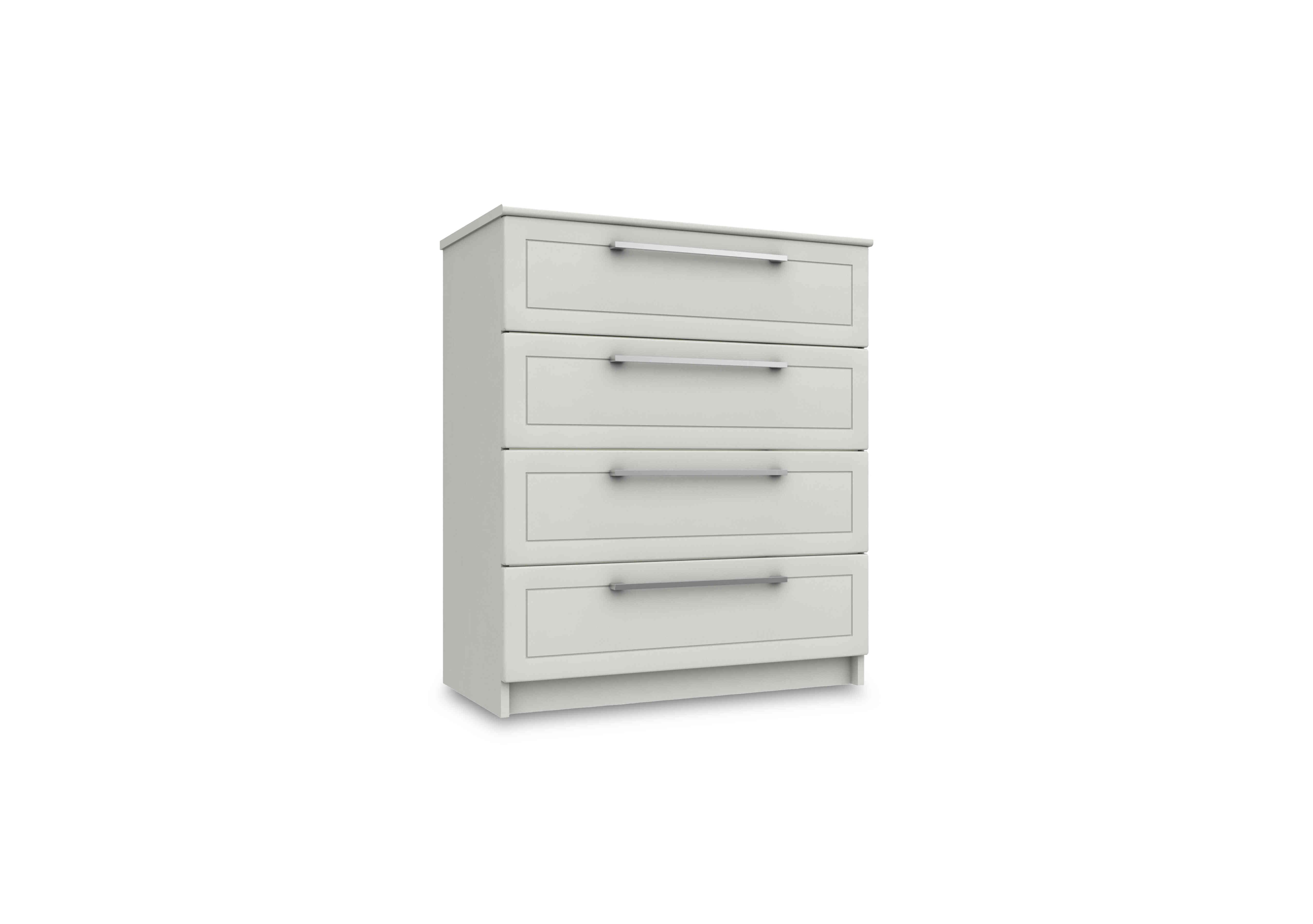 Bexley 4 Drawer Chest in White Gloss on Furniture Village