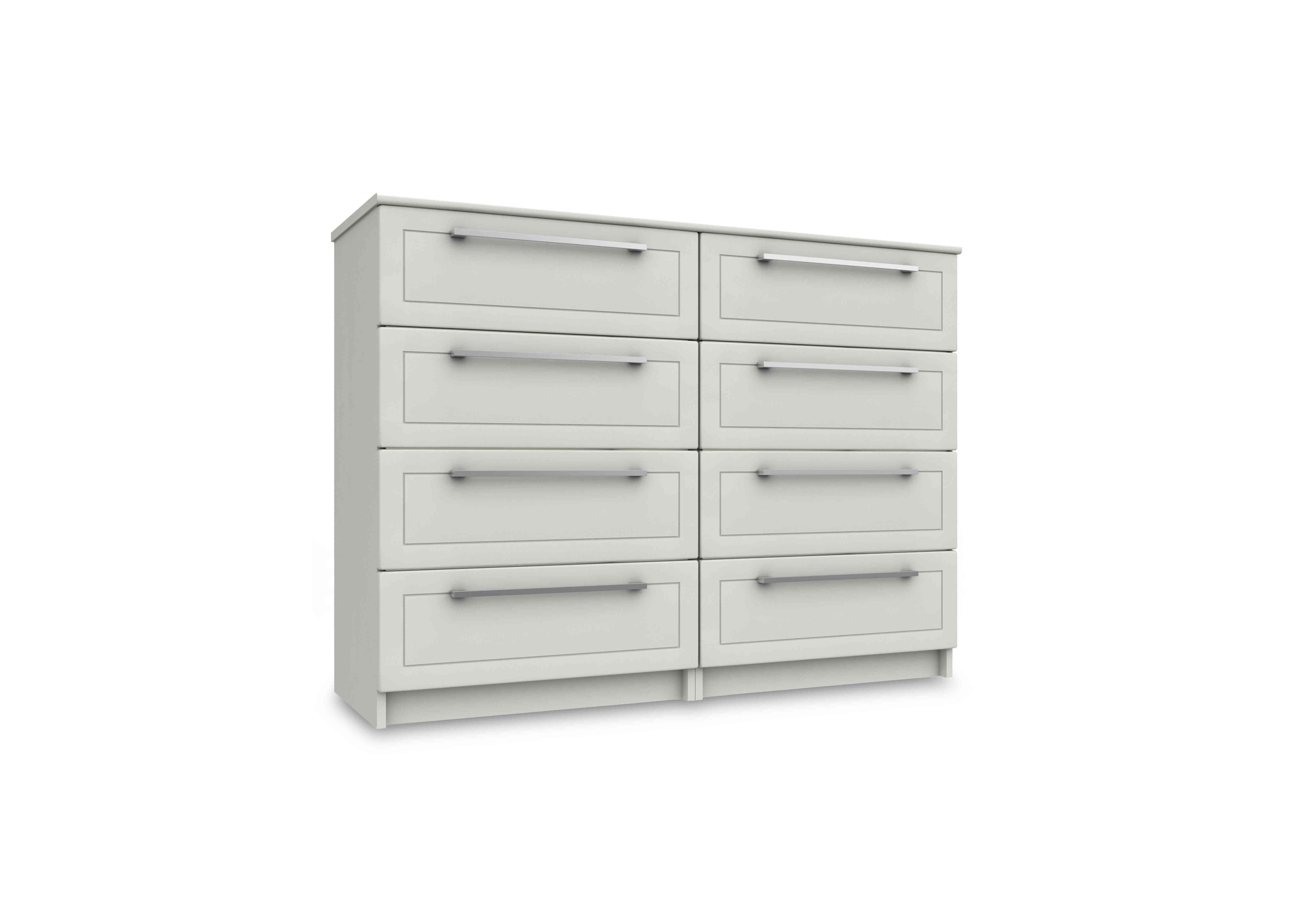 Bexley 8 Drawer Chest in White Gloss on Furniture Village