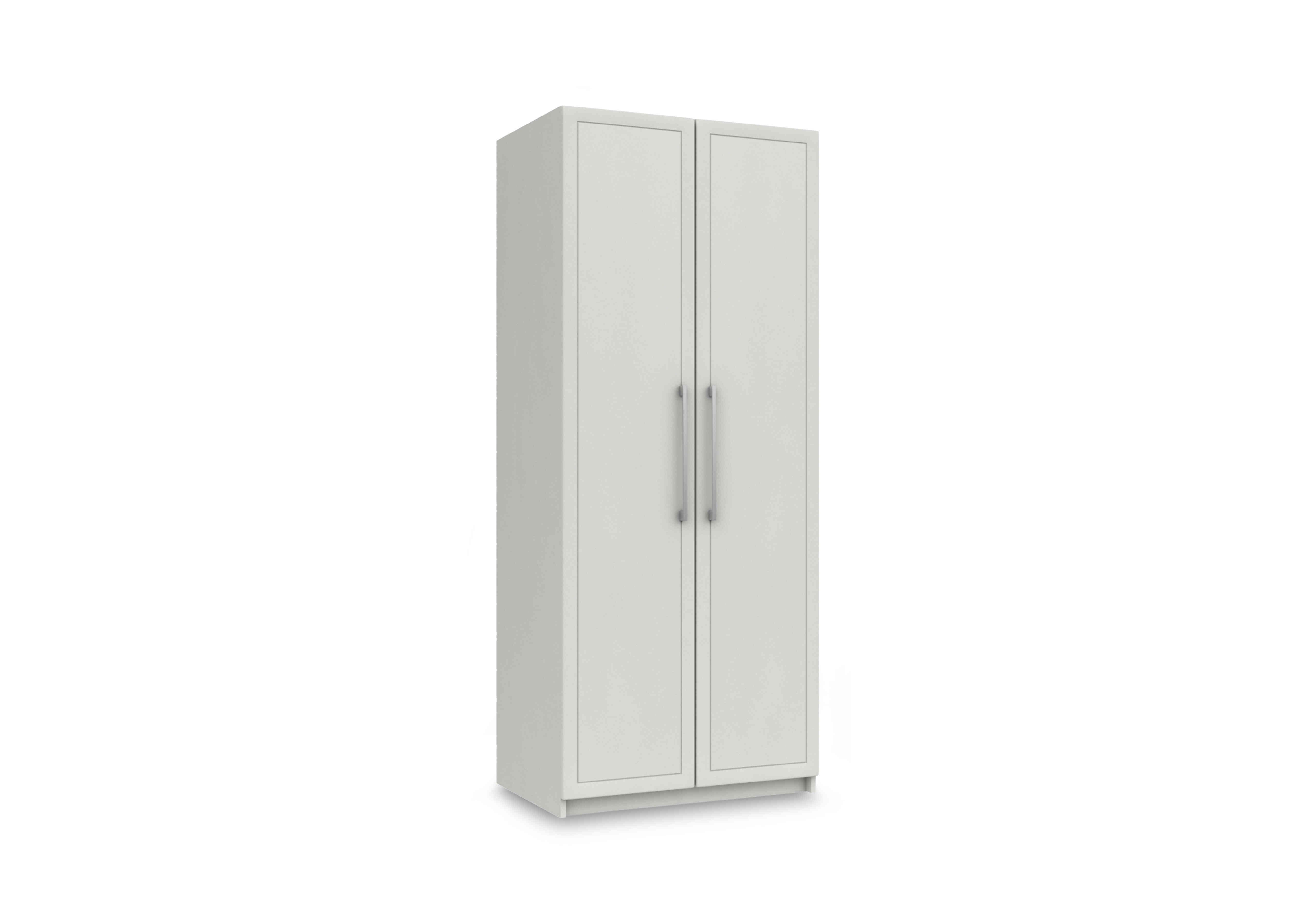 Bexley 2 Door Wardrobe in White Gloss on Furniture Village