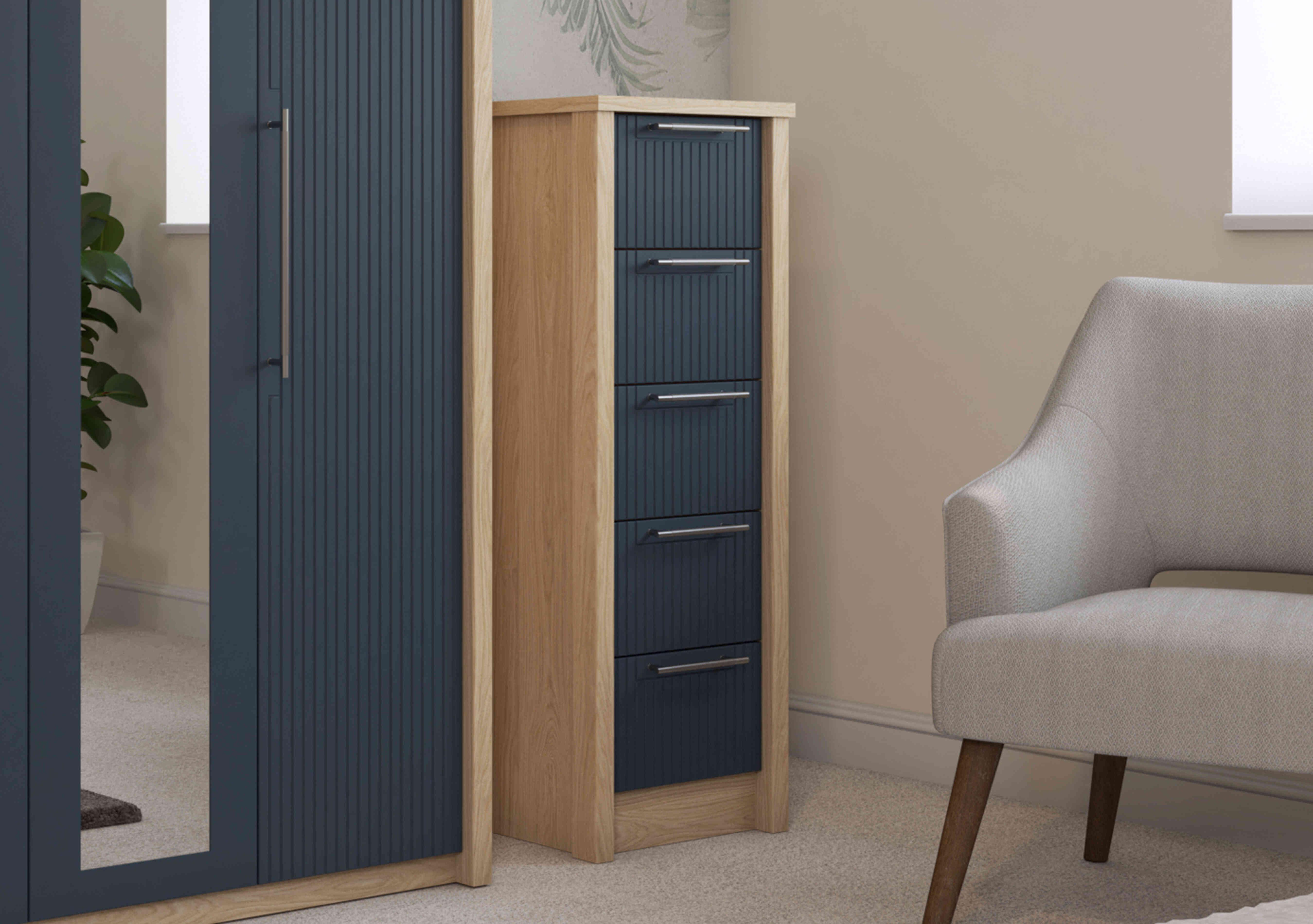 Chelsea 5 Drawer Tall Boy in  on Furniture Village