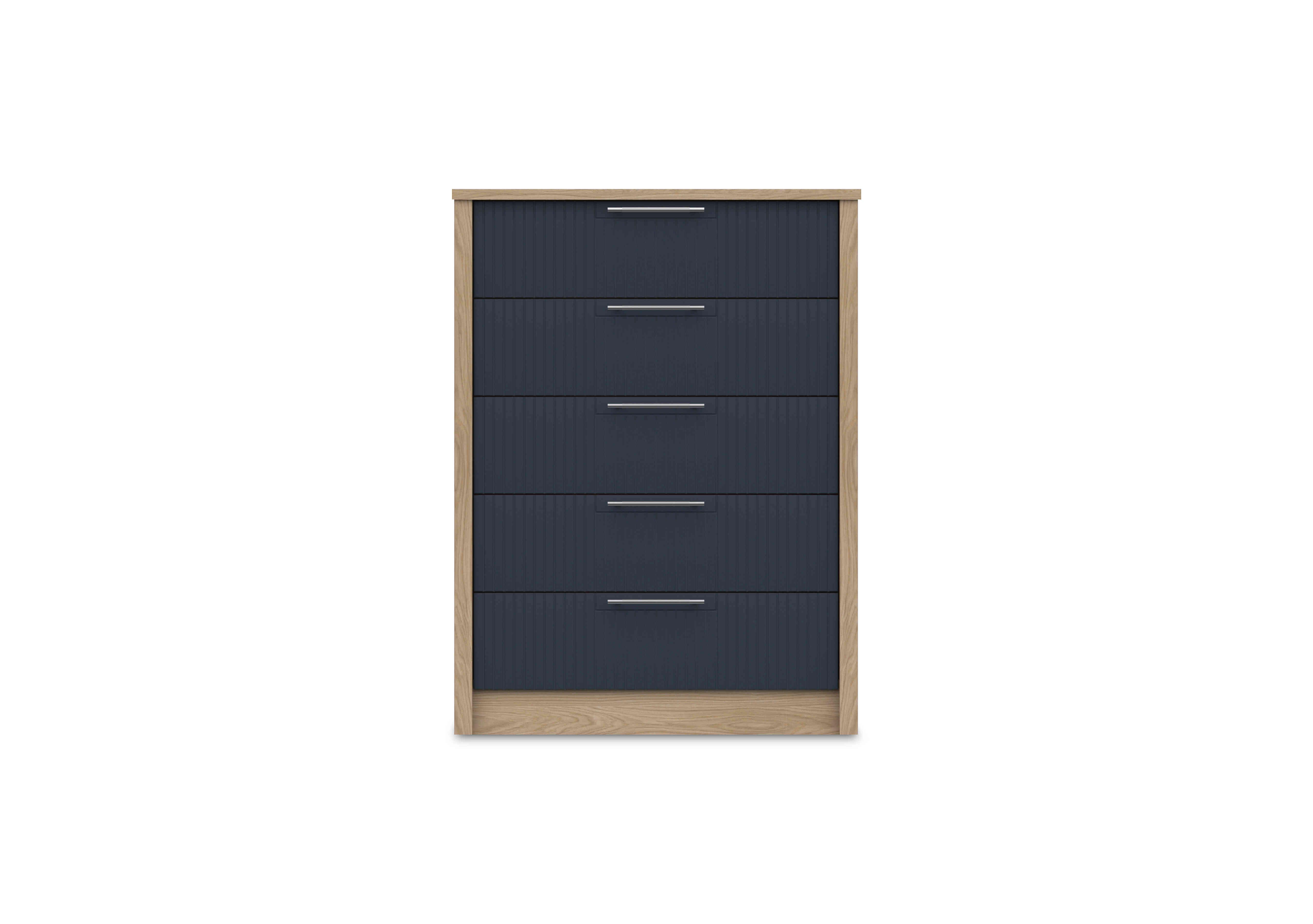 Chelsea 5 Drawer Chest in Royal Blue on Furniture Village