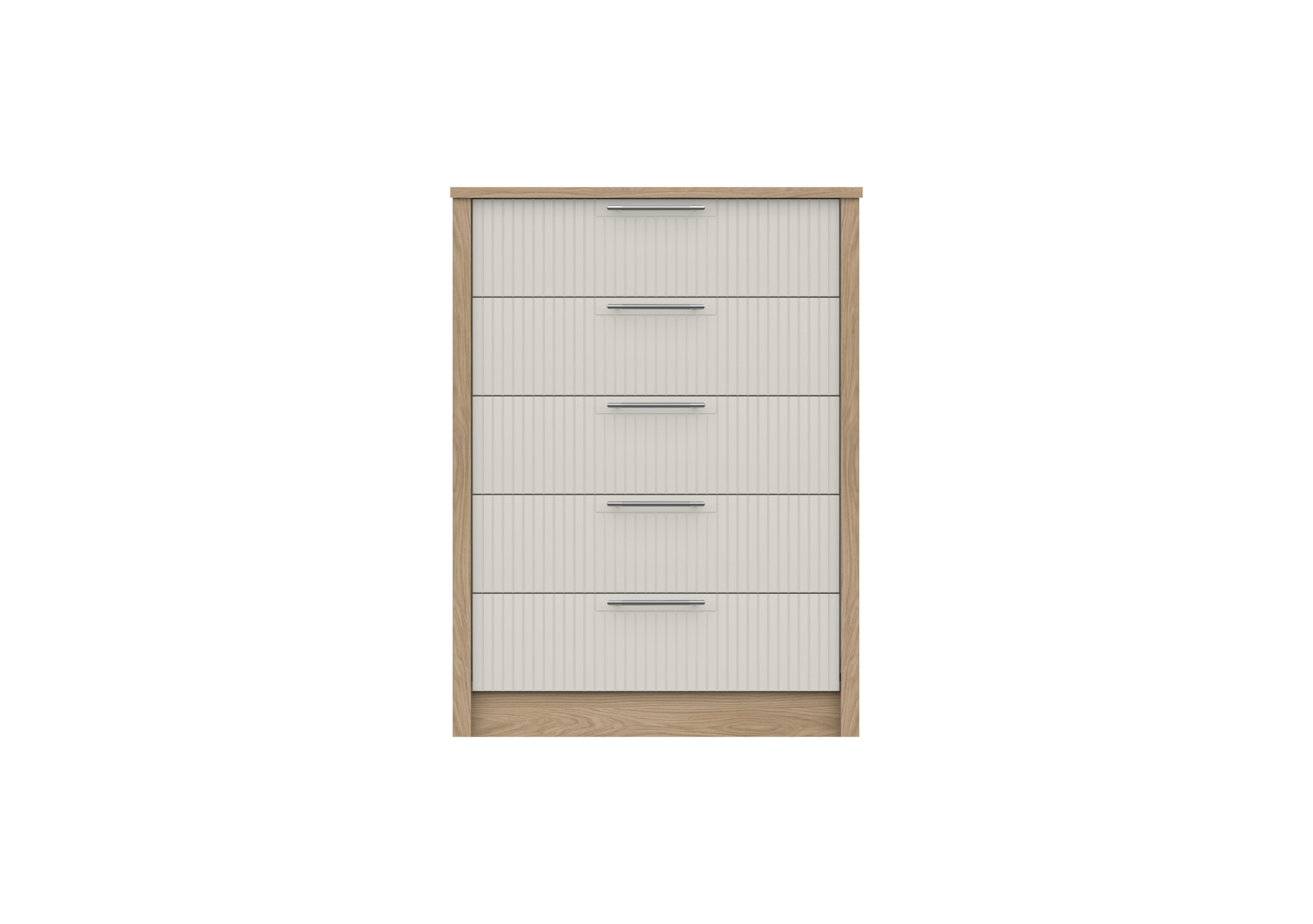 Chelsea 5 Drawer Chest in Snow White on Furniture Village