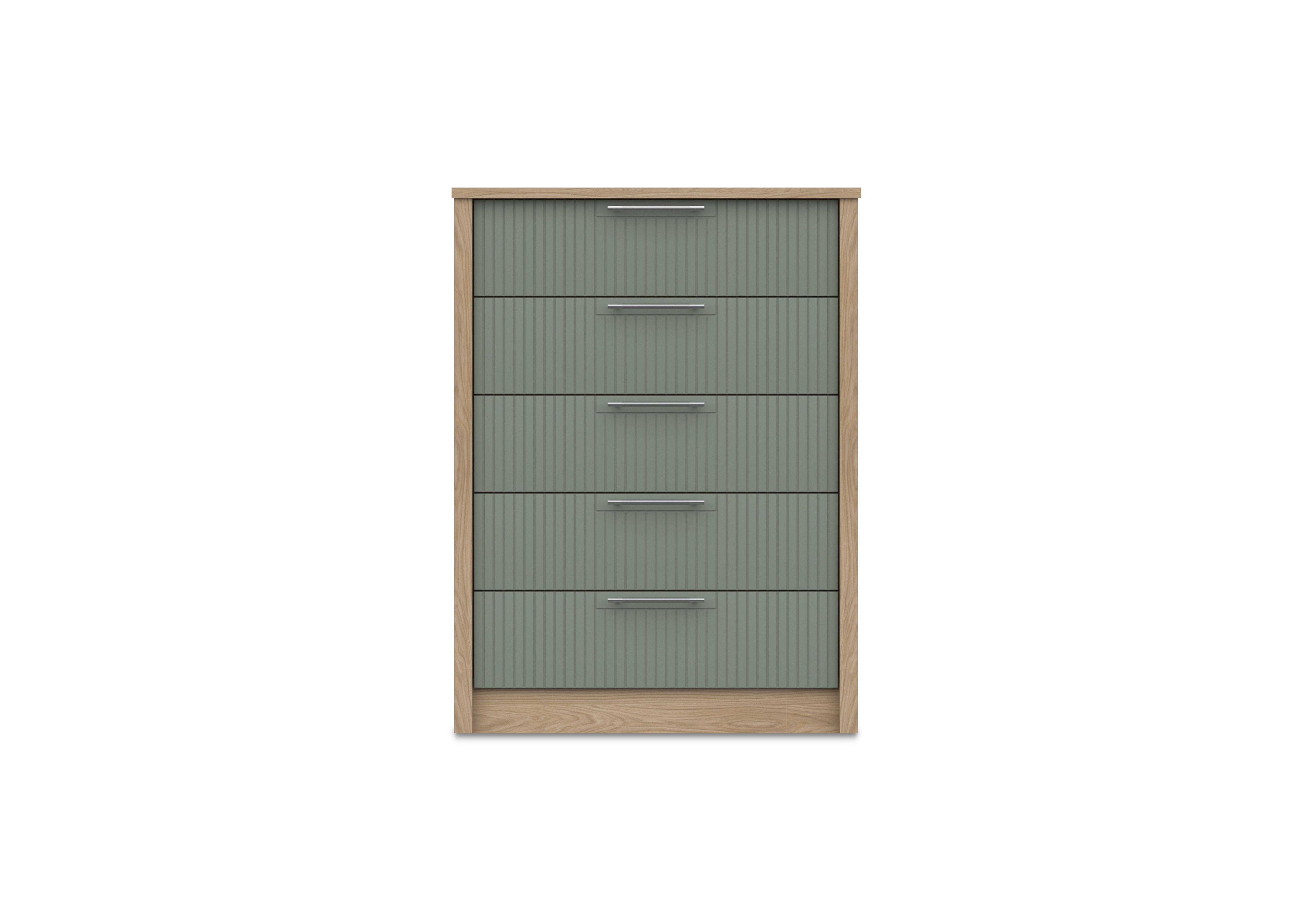 Chelsea 5 Drawer Chest in Soft Fern on Furniture Village