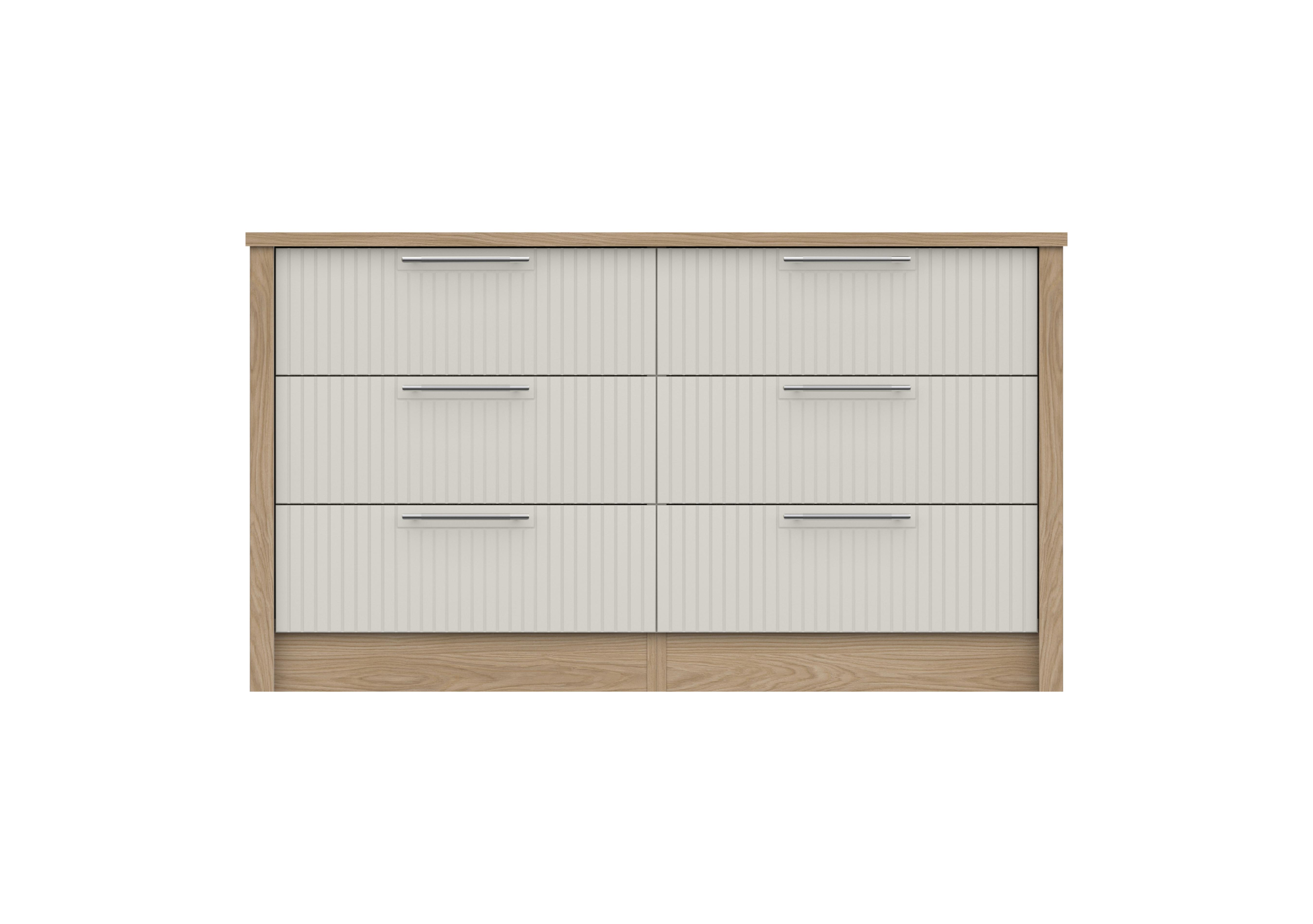 Chelsea 6 Drawer Wide Chest in Snow White on Furniture Village
