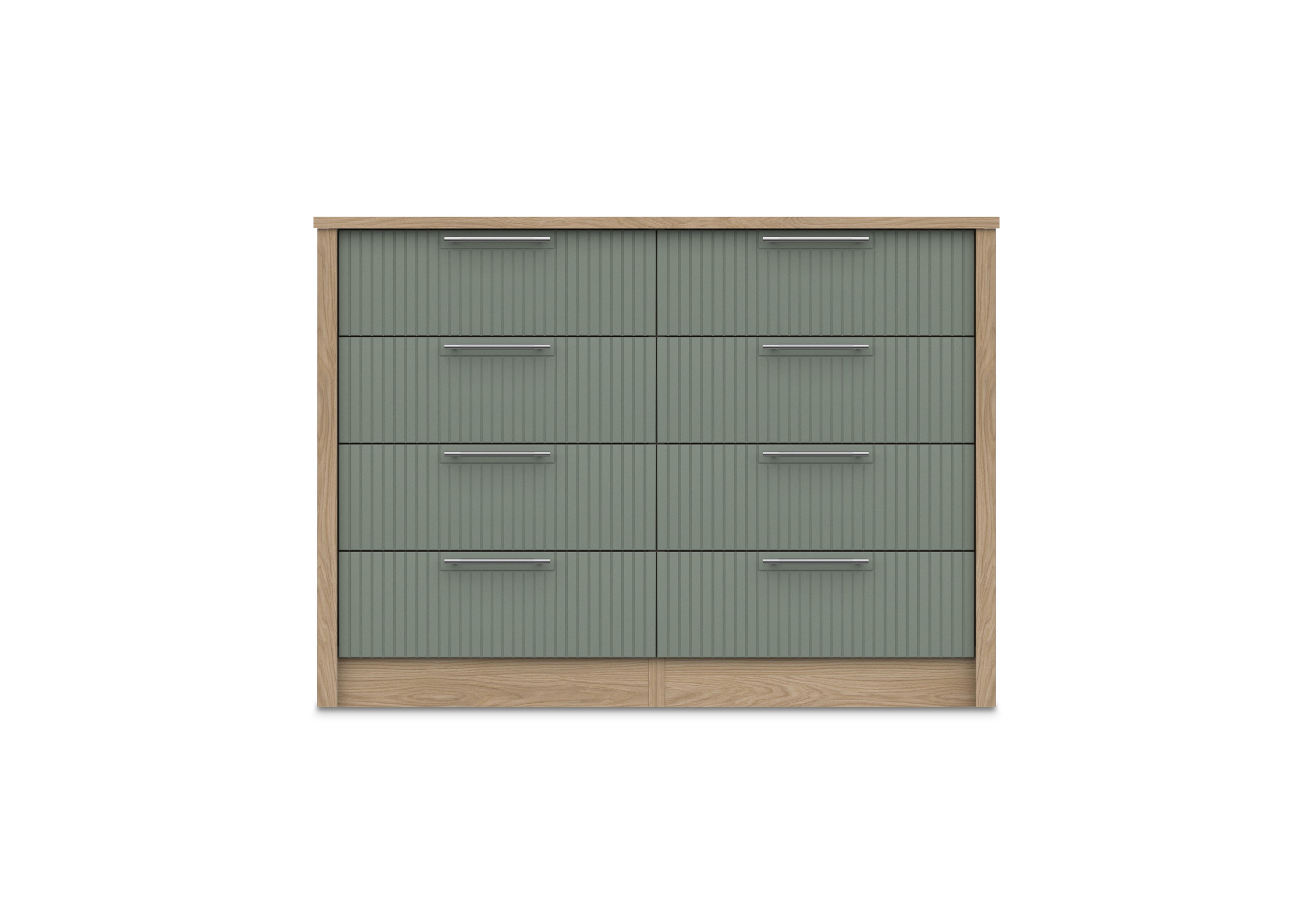 Chelsea 8 Drawer Wide Chest in Soft Fern on Furniture Village