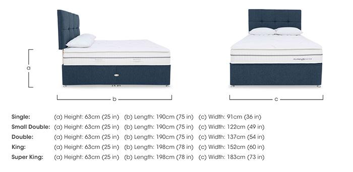 Memory Sense 2300 Divan Set in  on Furniture Village