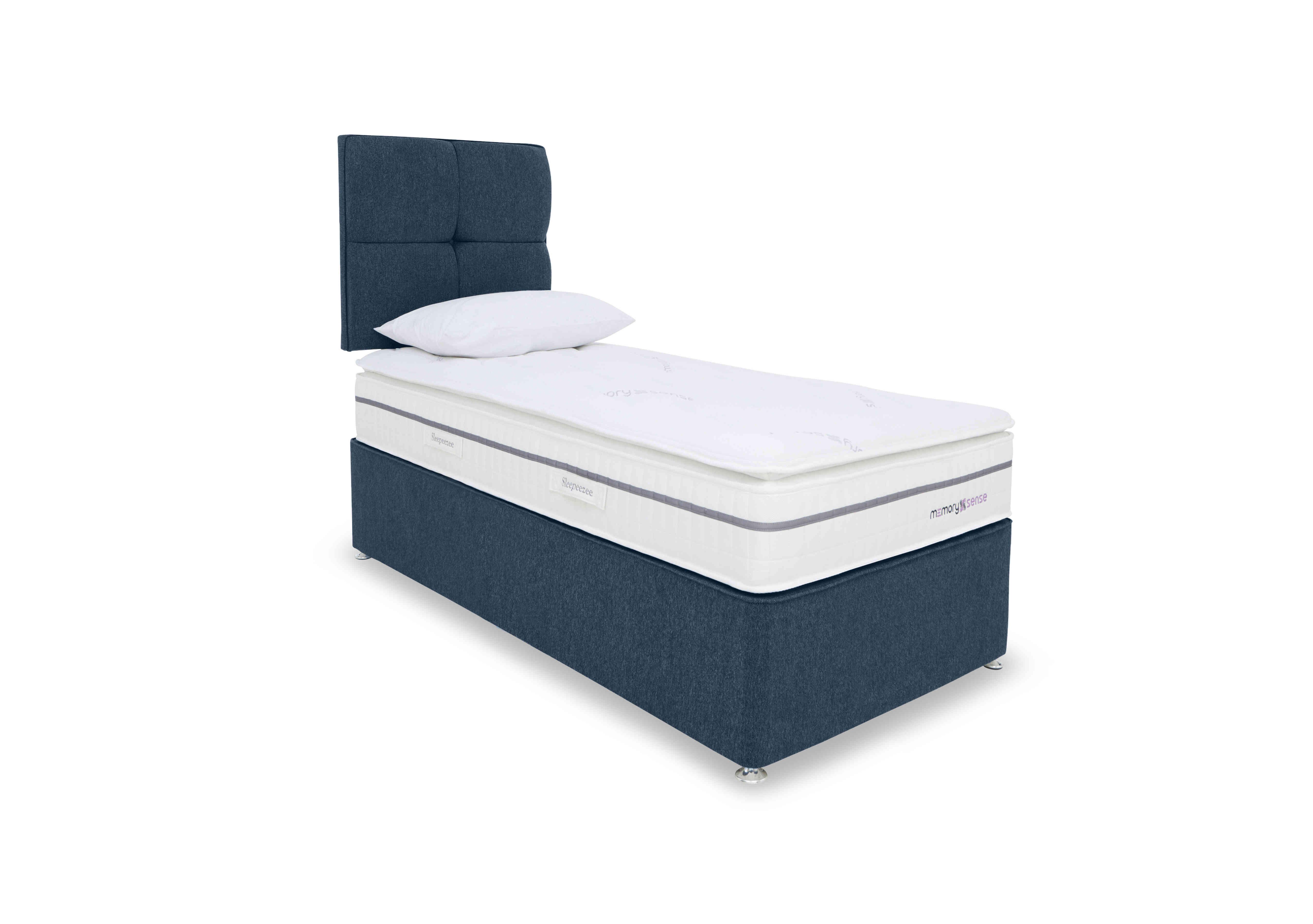 Memory Sense 2300 Divan Set in Queens Denim on Furniture Village