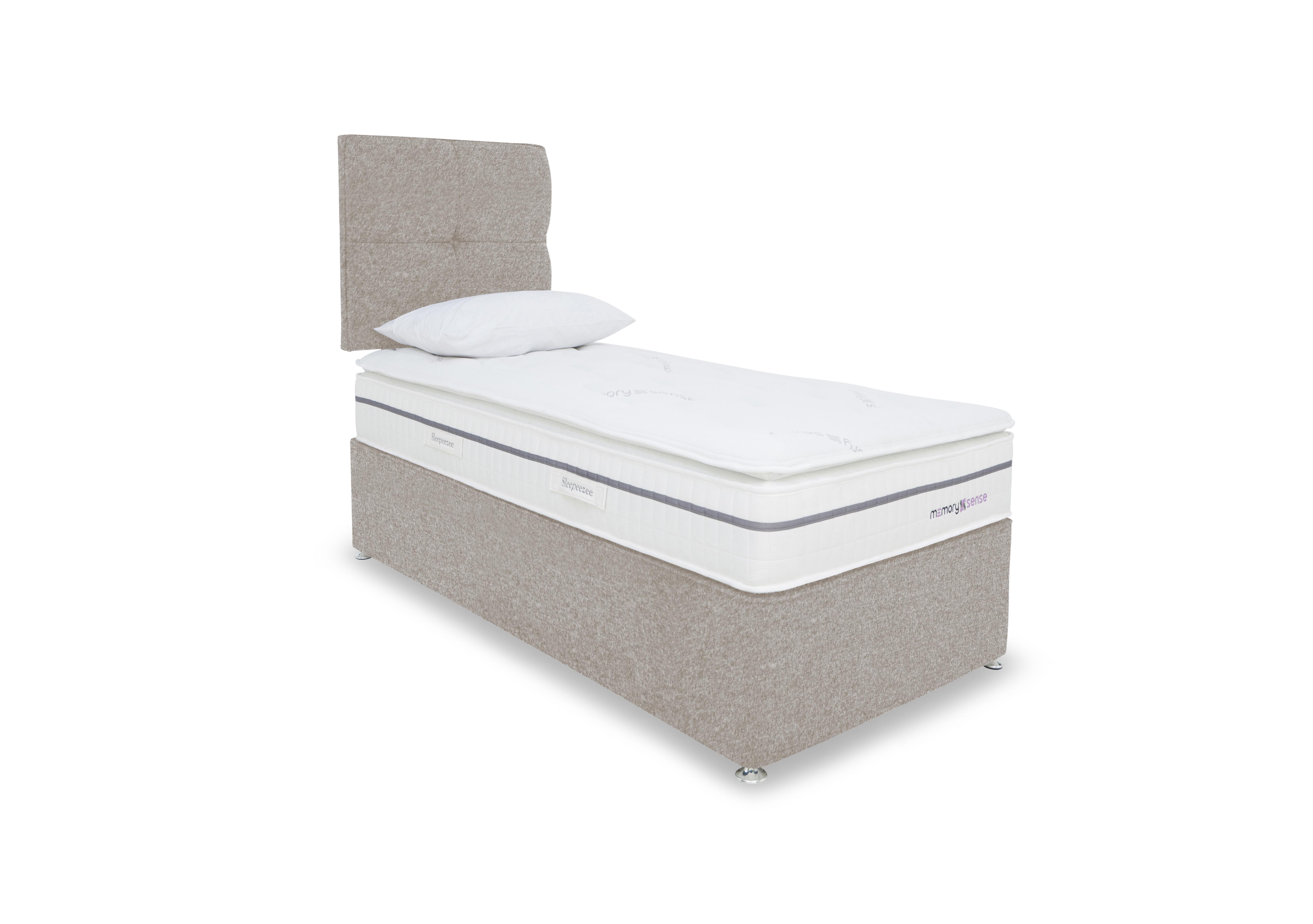 Memory Sense 2300 Divan Set in Tweed Stone on Furniture Village