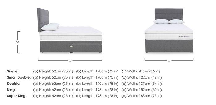 Memory Sense Ortho Divan Set in  on Furniture Village