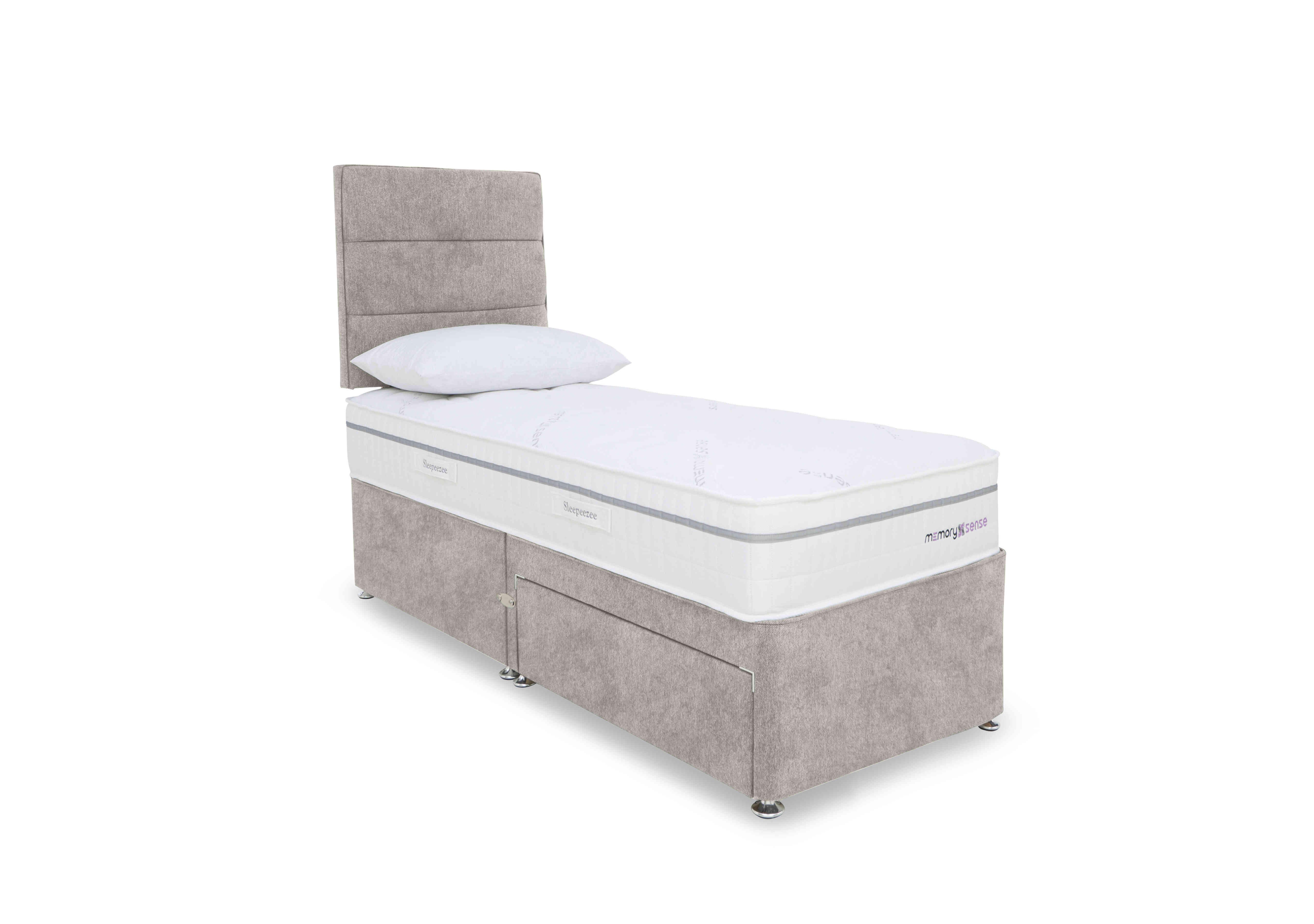 Memory Sense Ortho Divan Set in Daytona Stone on Furniture Village