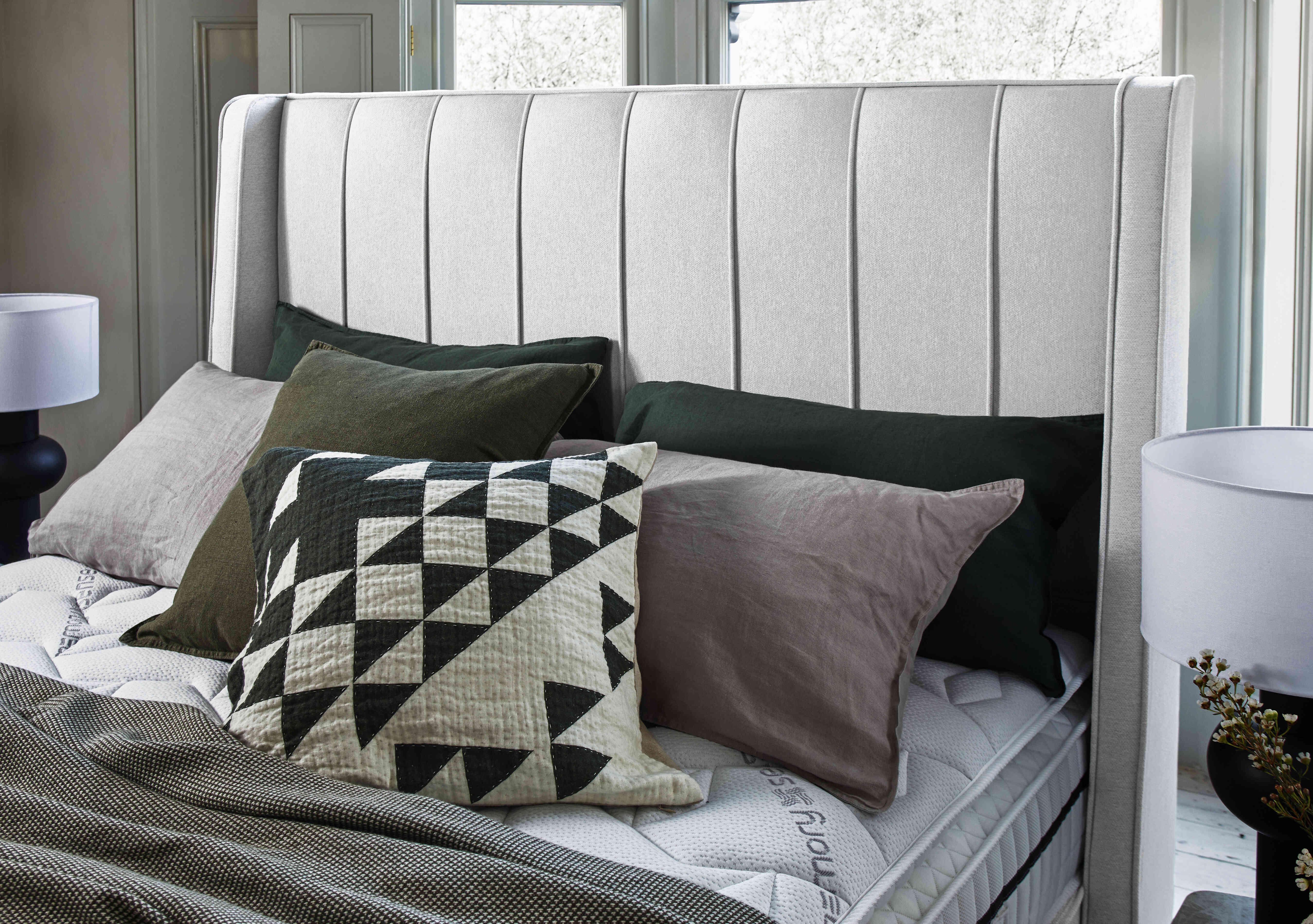 Davos Floor Standing Headboard in  on Furniture Village