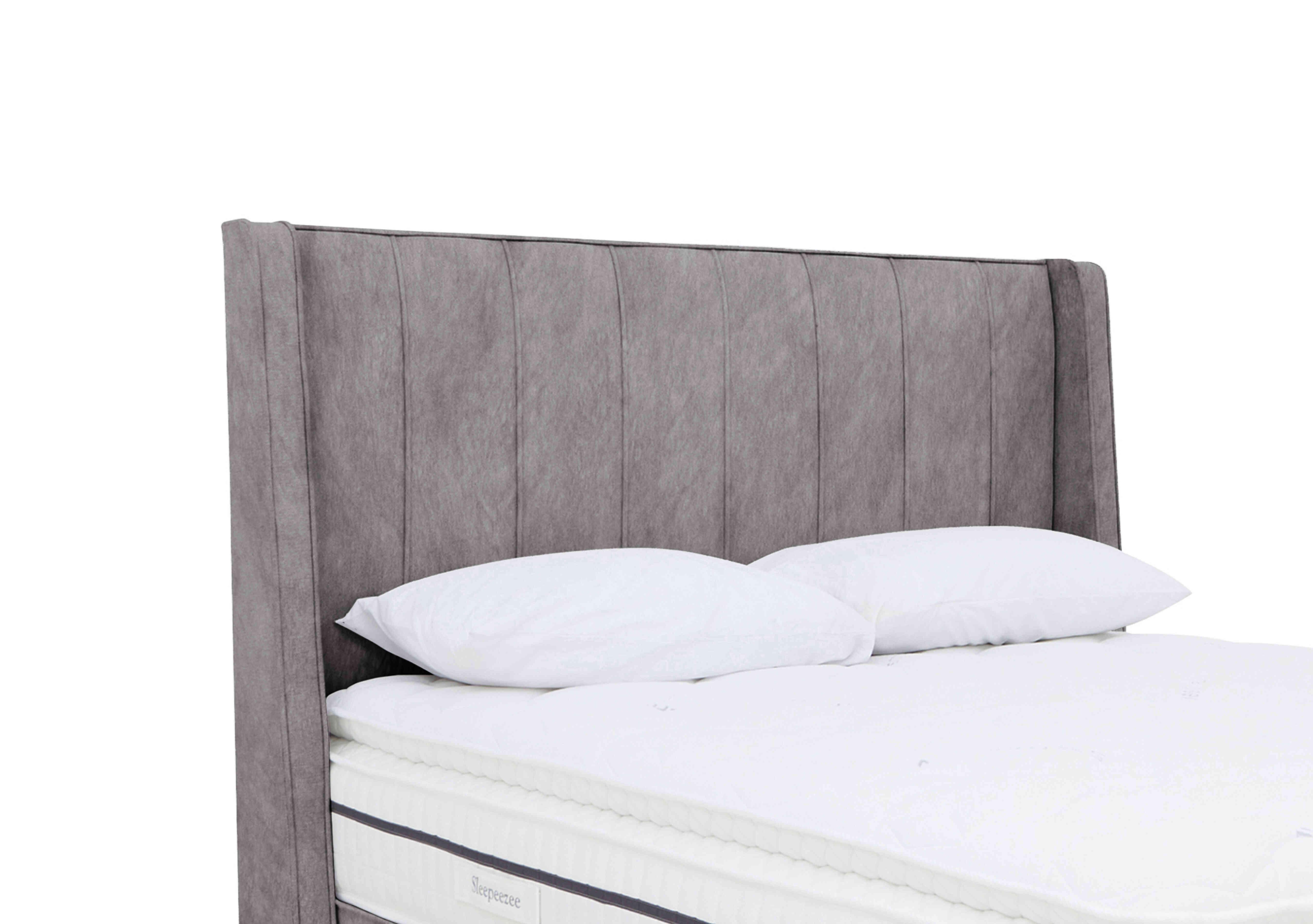 Davos Floor Standing Headboard in Dapple Silver on Furniture Village