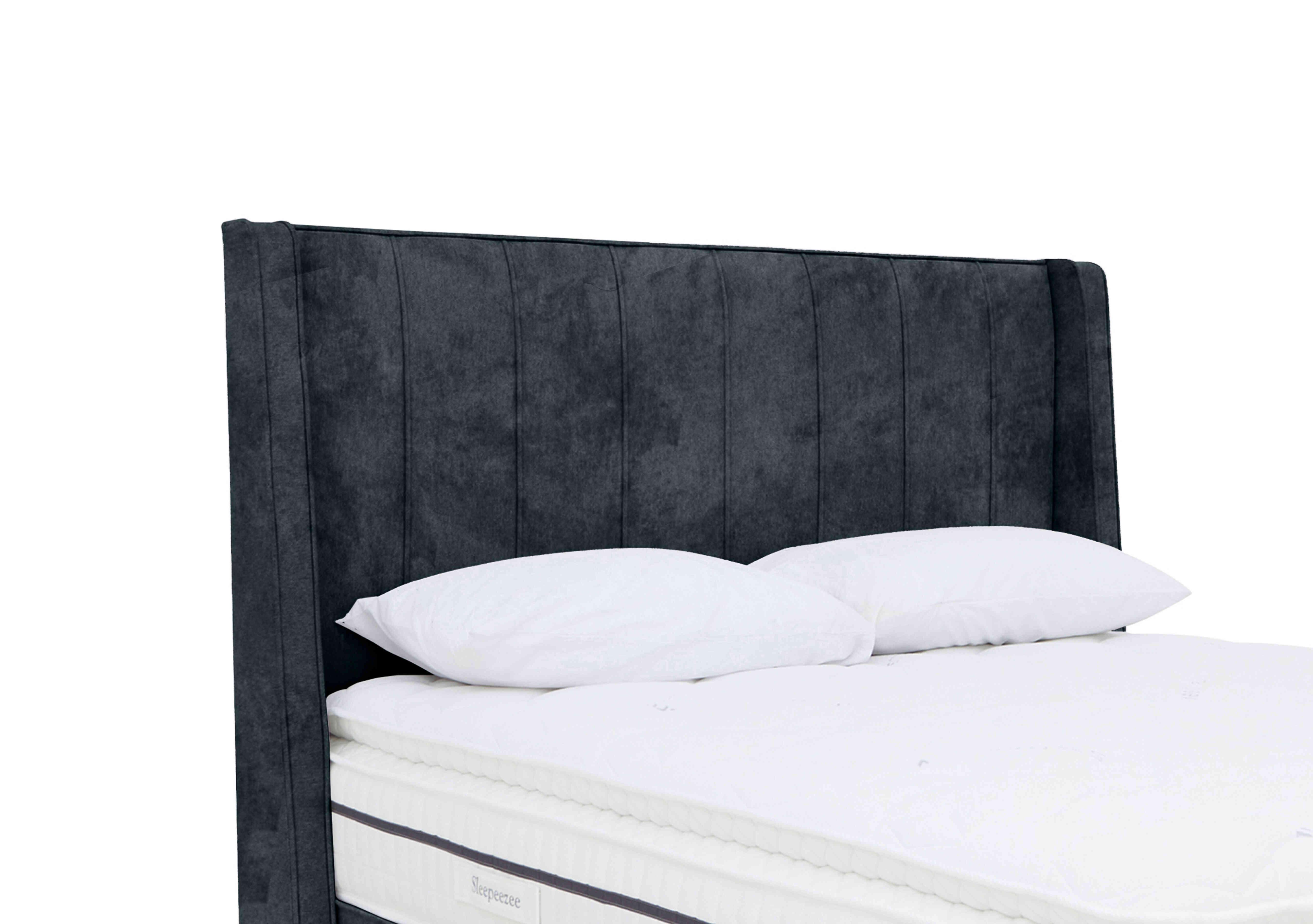 Davos Floor Standing Headboard in Daytona Ocean on Furniture Village